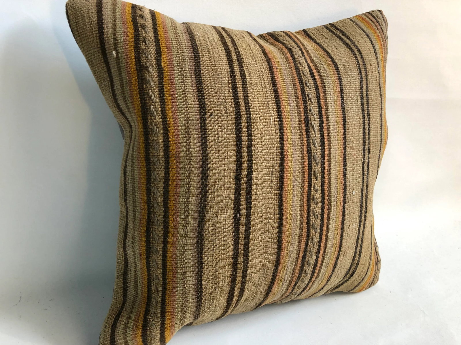 1970s Vintage Turkish Ethnic Pillow - 3