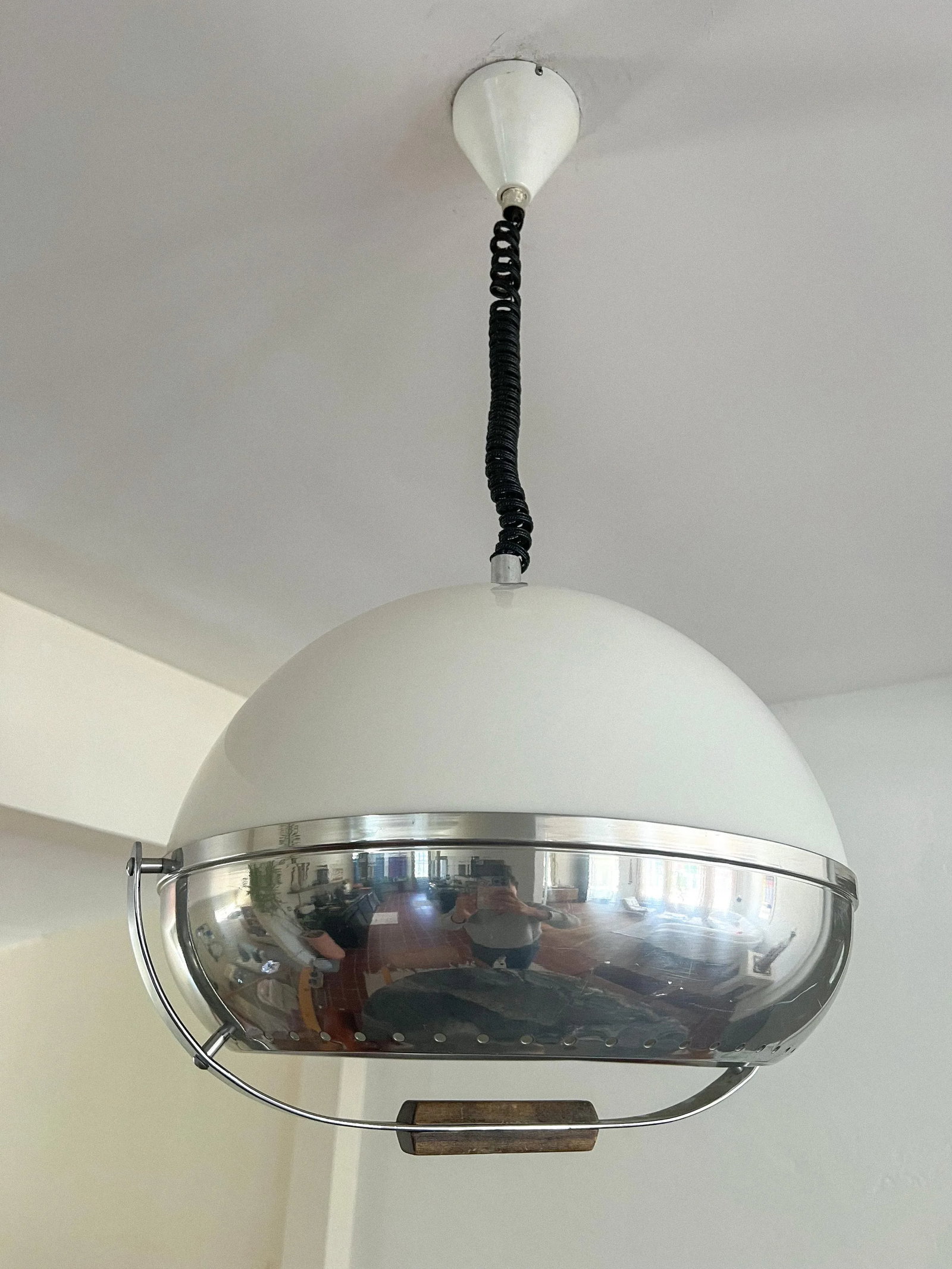 Space Age Pendant Lamp by Harvey Guzzinni Dijkstra, 1970s - 3