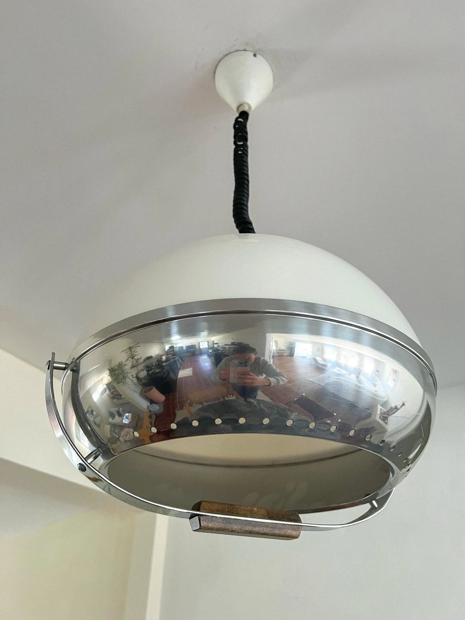 Space Age Pendant Lamp by Harvey Guzzinni Dijkstra, 1970s - 4