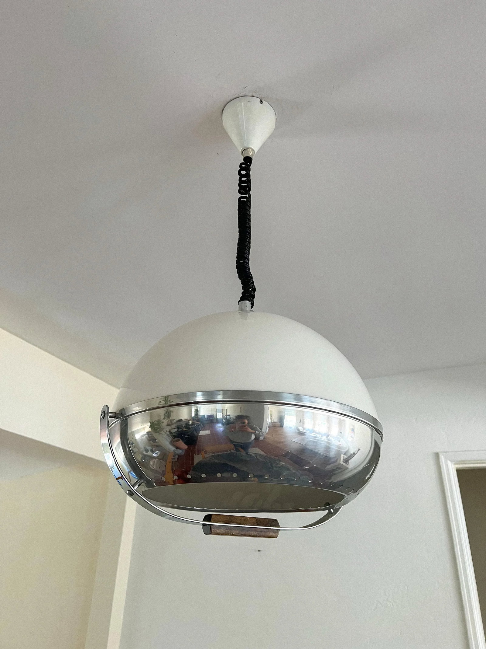 Space Age Pendant Lamp by Harvey Guzzinni Dijkstra, 1970s - 6