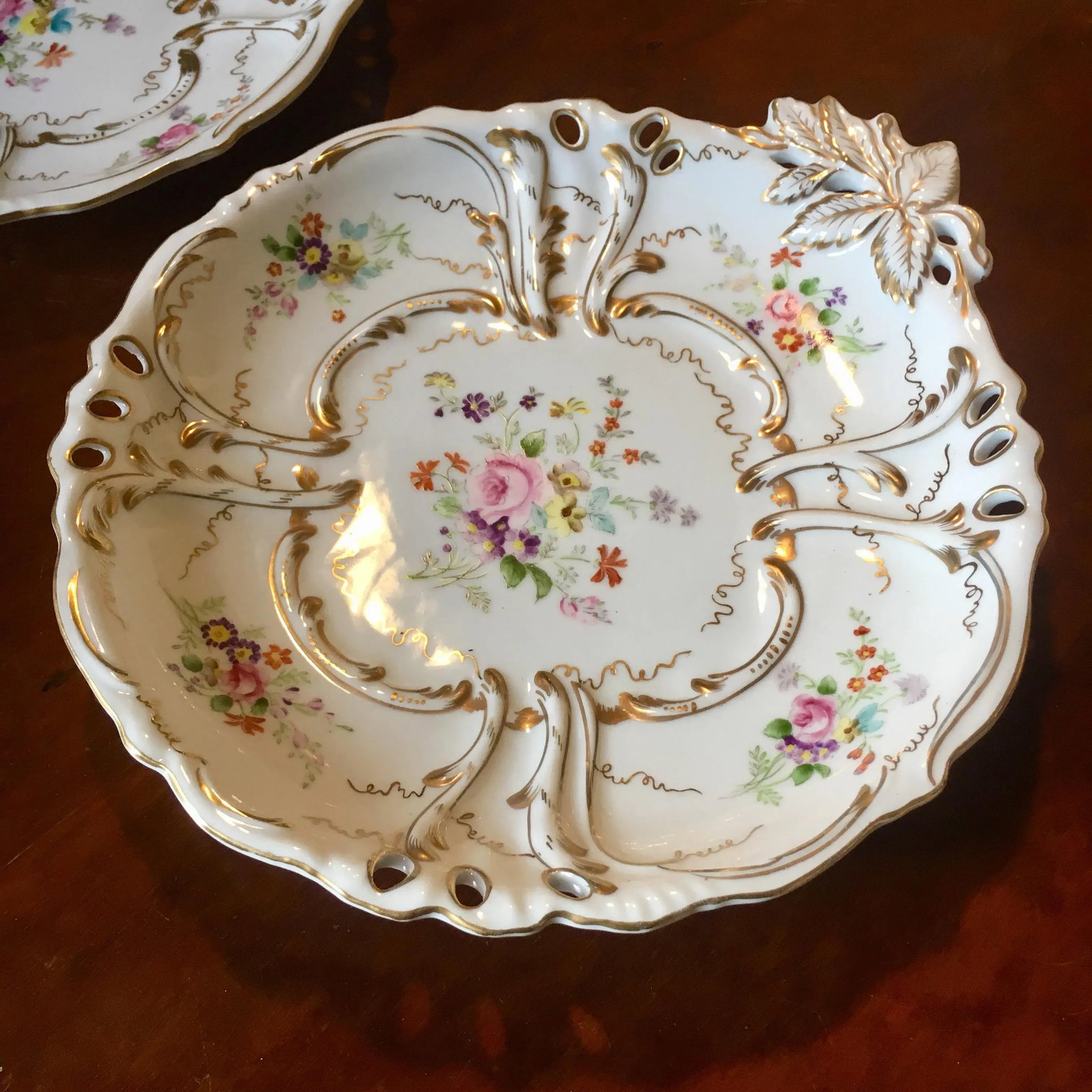 Rococo Pierced Edge Plates - Set of 2 - 4