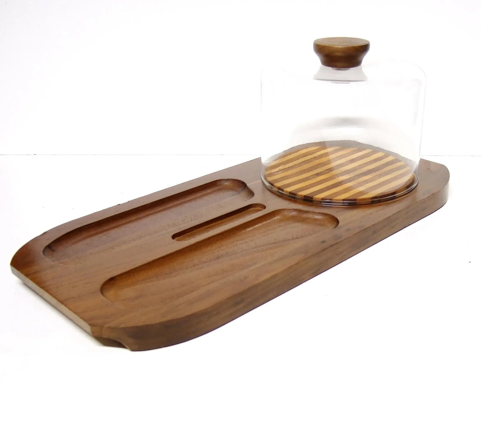 Vintage Mid Century Modern Kustom Kraft Serving Cutting Board - 2