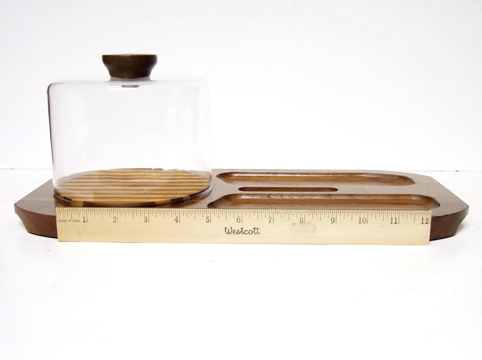 Vintage Mid Century Modern Kustom Kraft Serving Cutting Board - 5