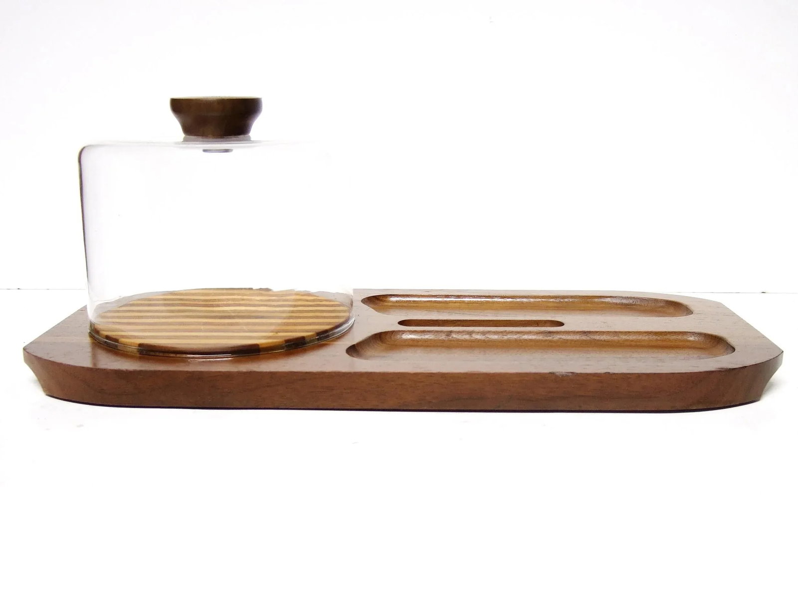 Vintage Mid Century Modern Kustom Kraft Serving Cutting Board - 6