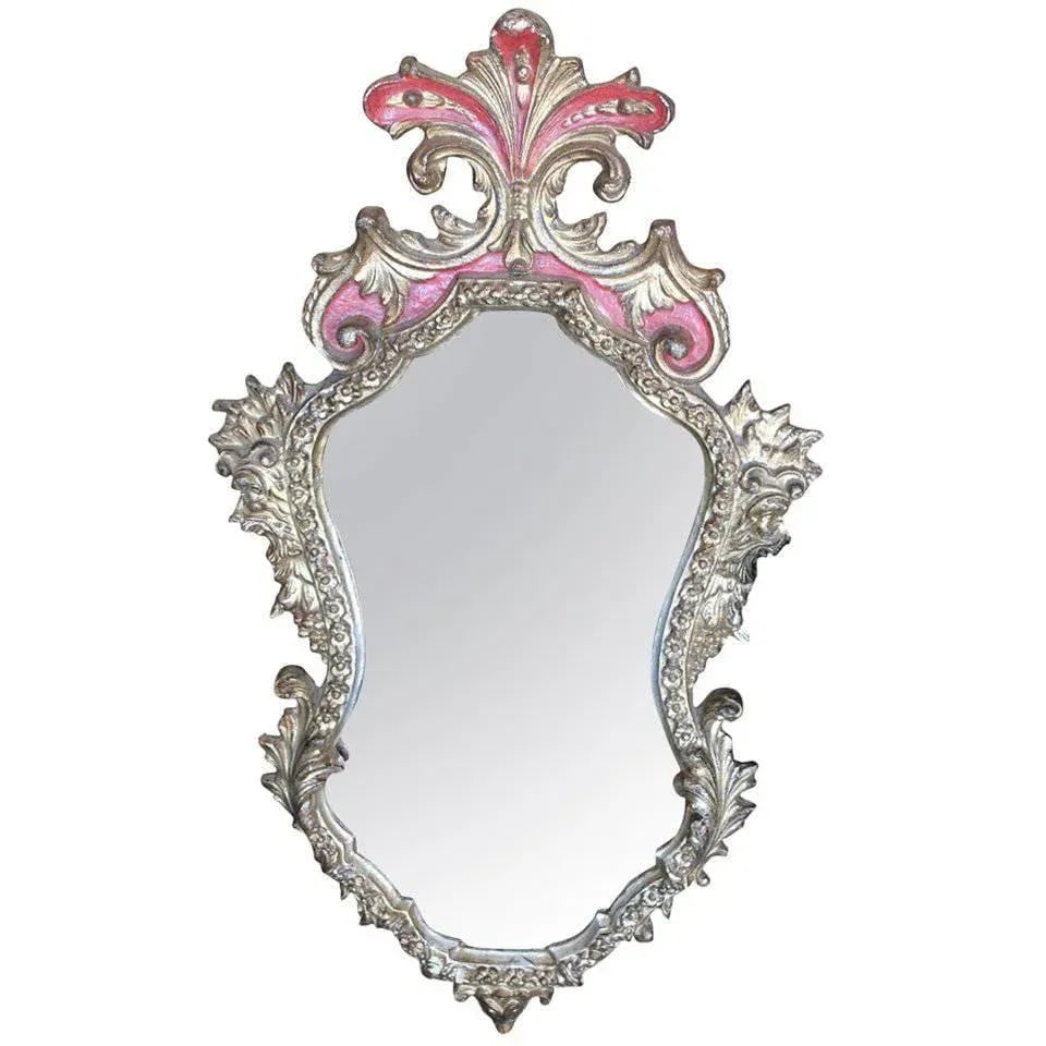 Rococo Style Gilt, Shaped Frame Mirror - 4