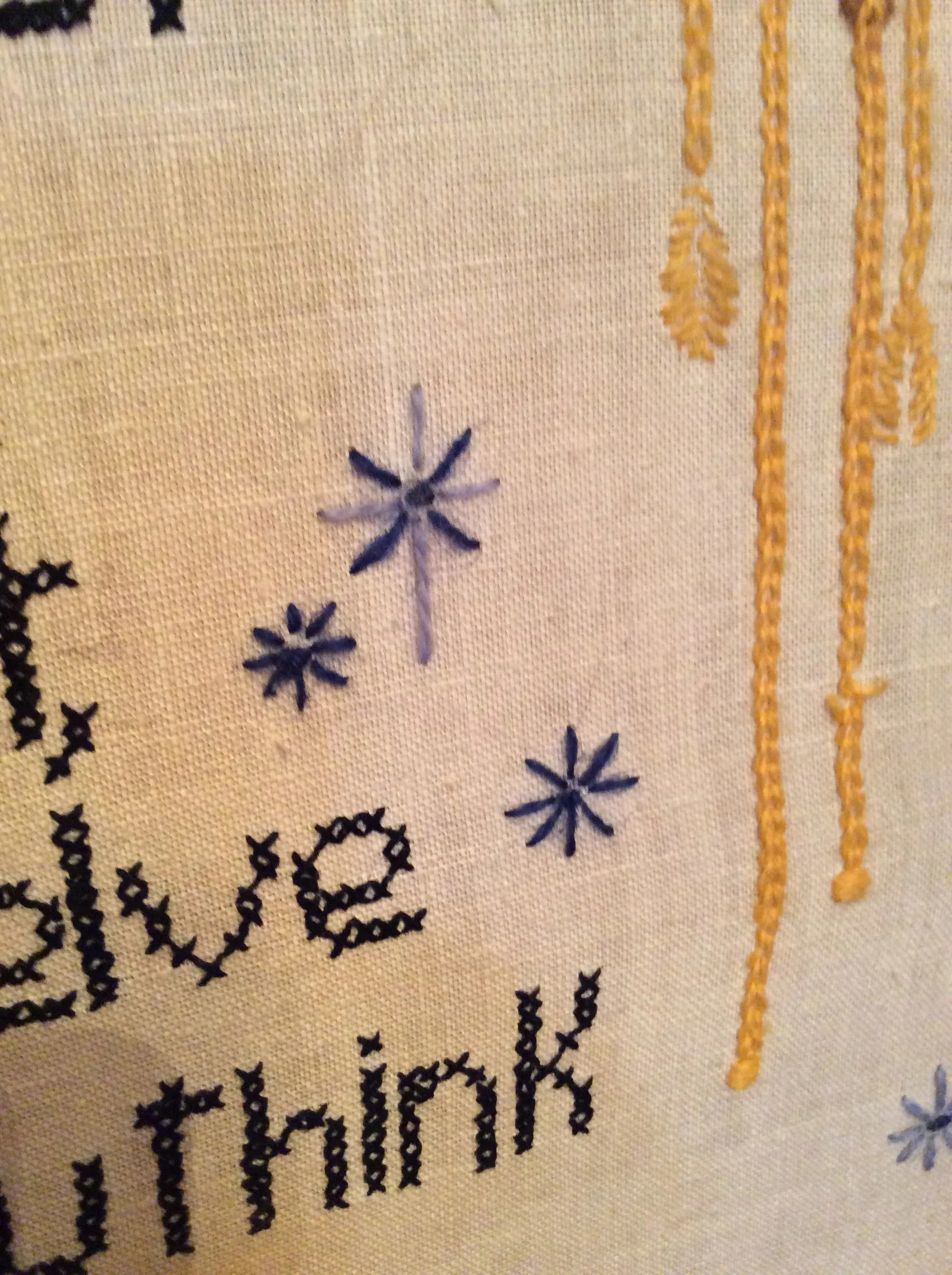 Mid Century Nursery Rhyme Cross Stitch - 12