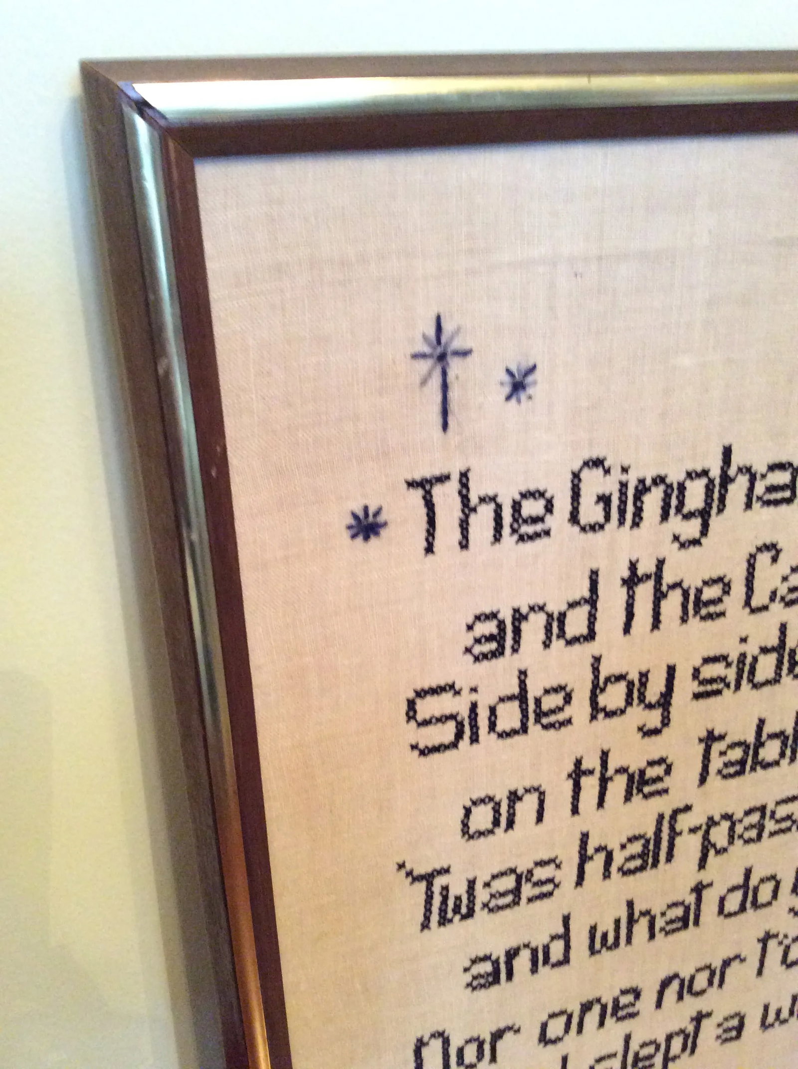 Mid Century Nursery Rhyme Cross Stitch - 2