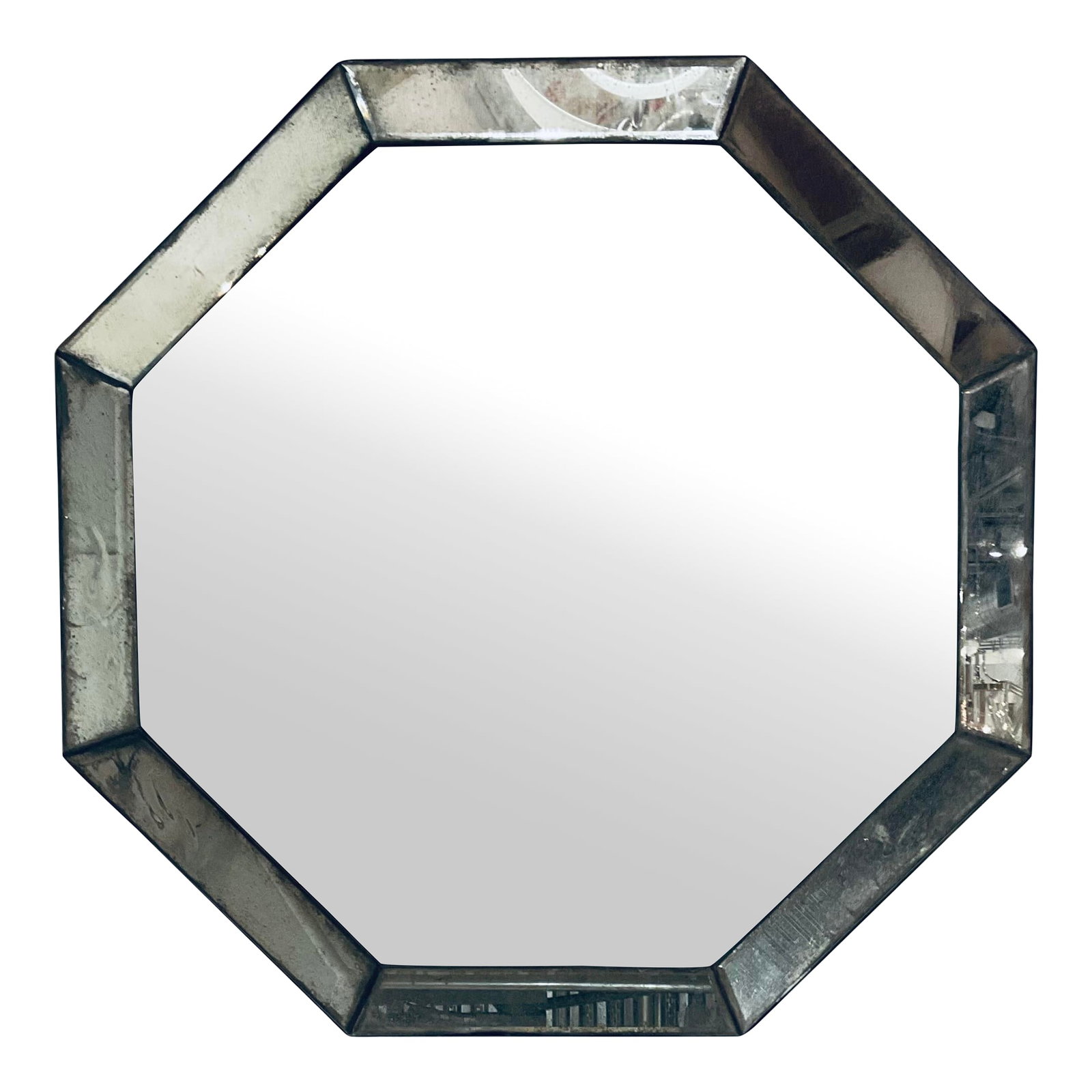 Bungalow 5 Modern Antique Venetian Style Octagonal Octet Wall Mirror: Stylish Bungalow 5 Modern Antique Venetian Style Octagonal Octet Wall Mirror, showroom floor sample Condition: Imperfections: Some Imperfections Condition Notes: Showroom floor samples, not brand new