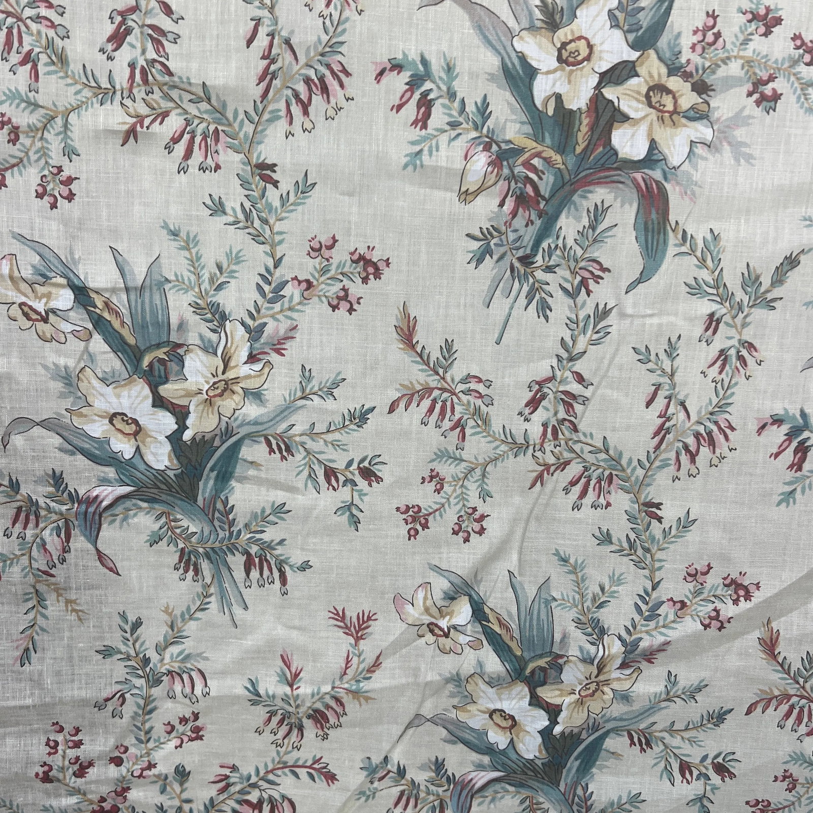 Jean Munro Bowness Lightweight Linen Fabric- 3 1/4 Yards - 5