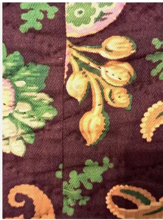 Late 19th Century Mennonite Quilt Roman Stripes Parallel Variation - Hand Pierced - 12