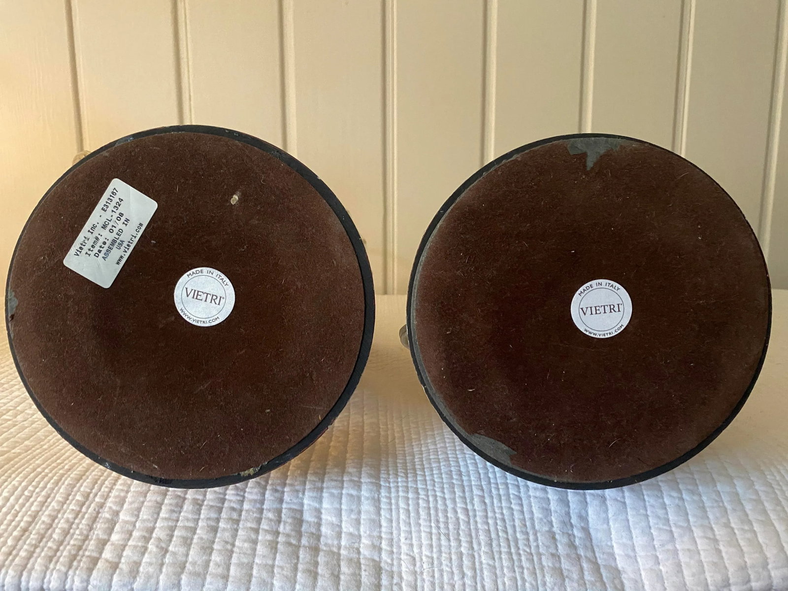 Vietri Italian Ceramic Table Lamps - a Pair - 11