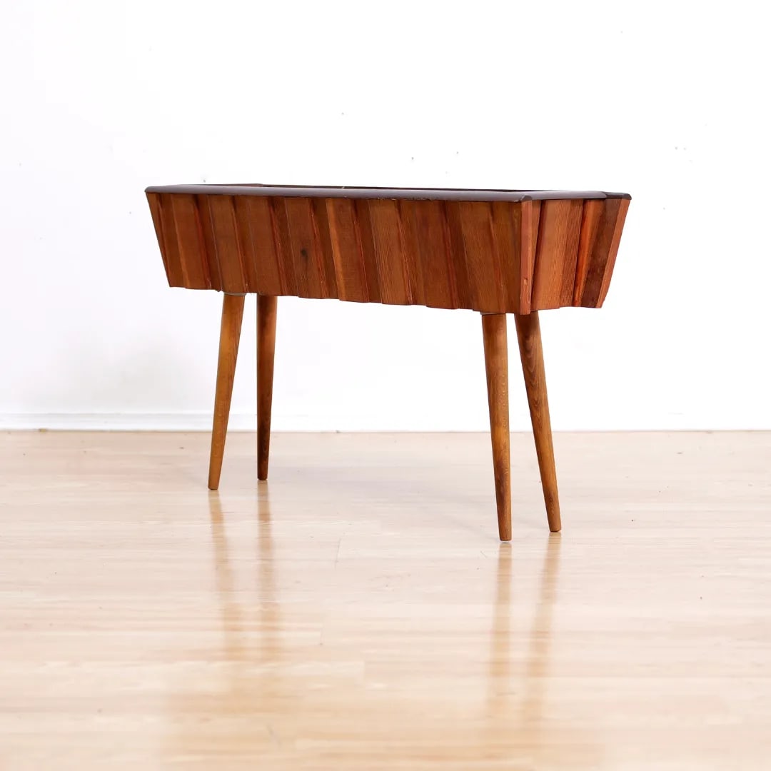 Mid Century Wooden Plant Stand - 6