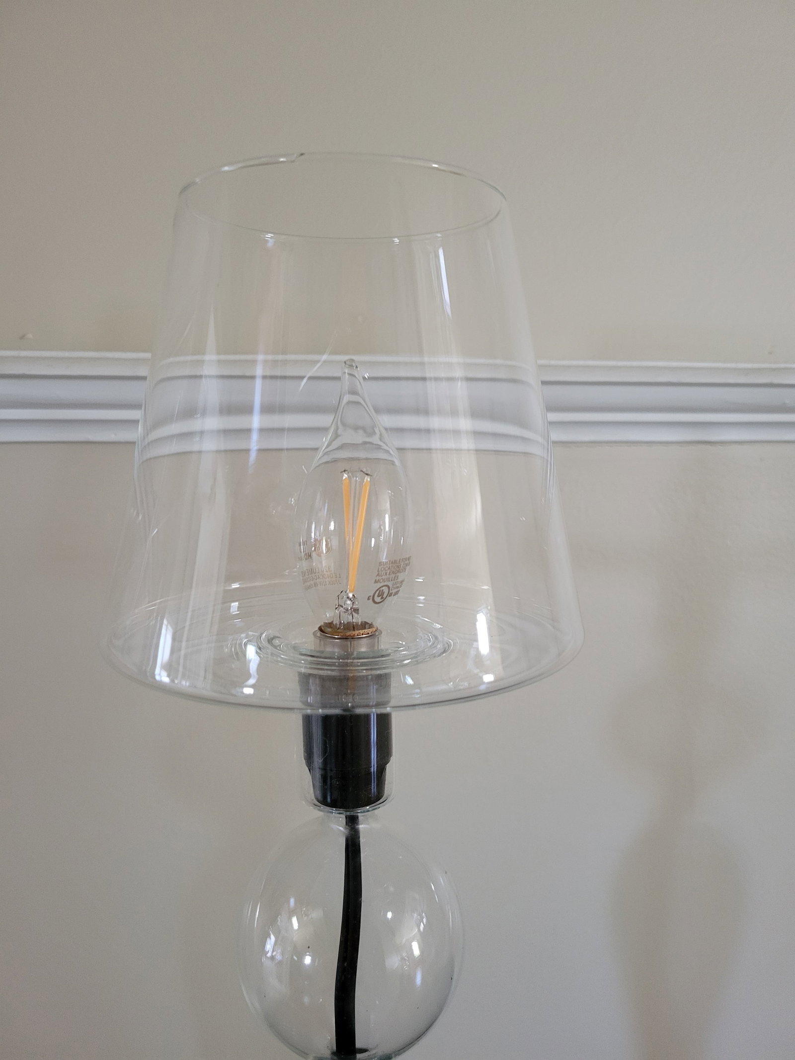 Les Heritiers Hand-Blown Glass Lamps - a Pair - 9