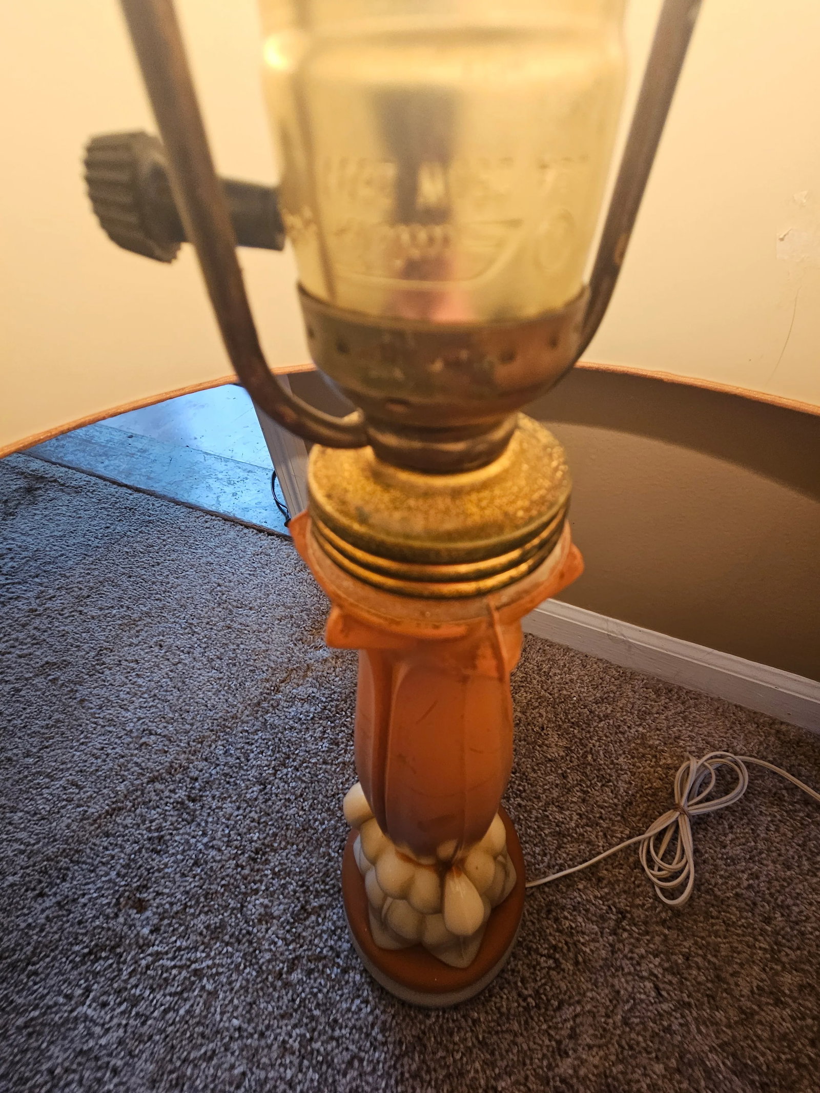 Vintage Art Deco Aladdin Attributed Alacite Grass Table Lamps - a Pair - 10