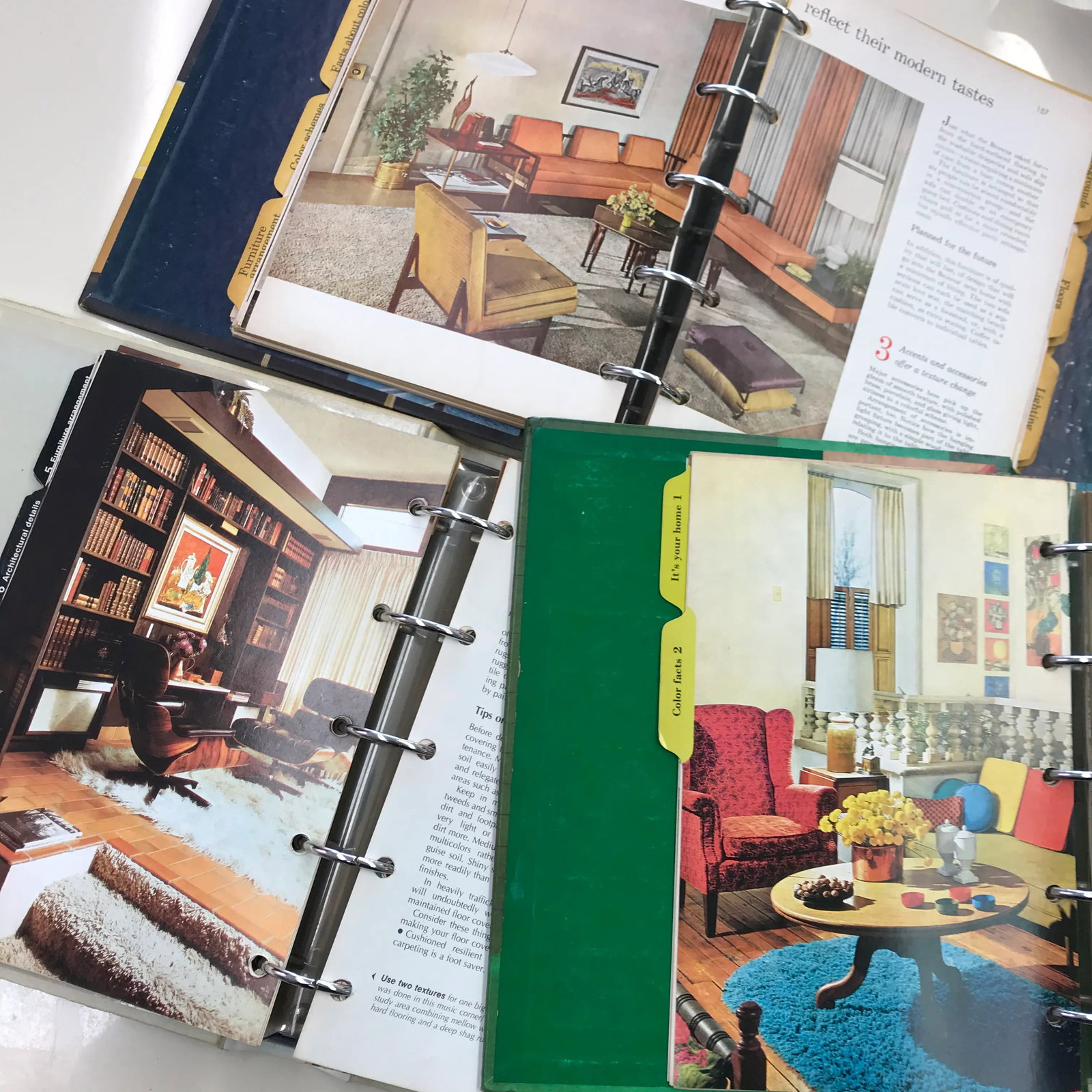 Mid Century Decorating Books - Set of 3 - 6
