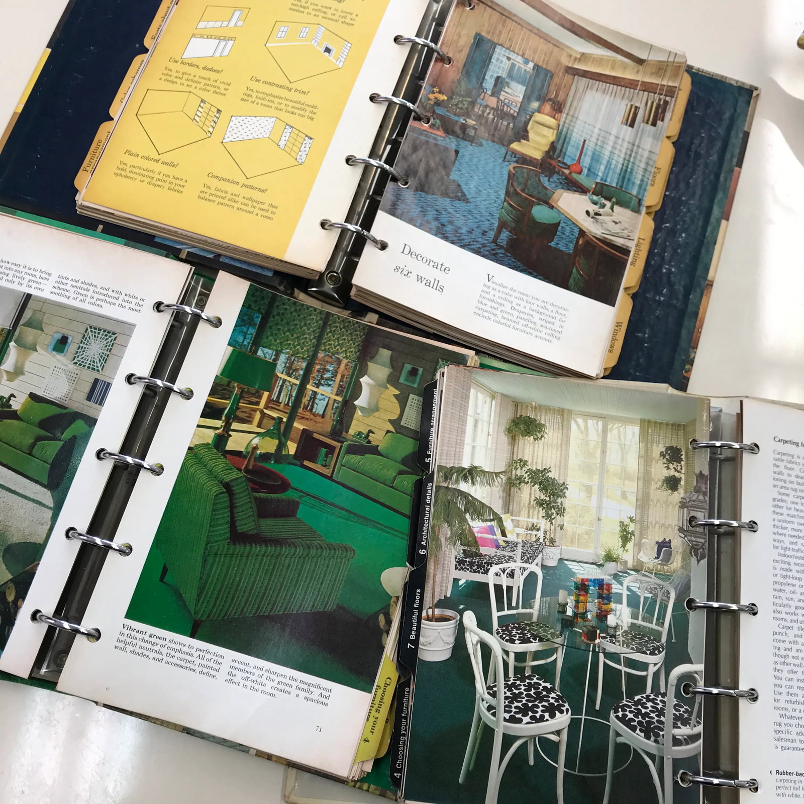 Mid Century Decorating Books - Set of 3 - 7
