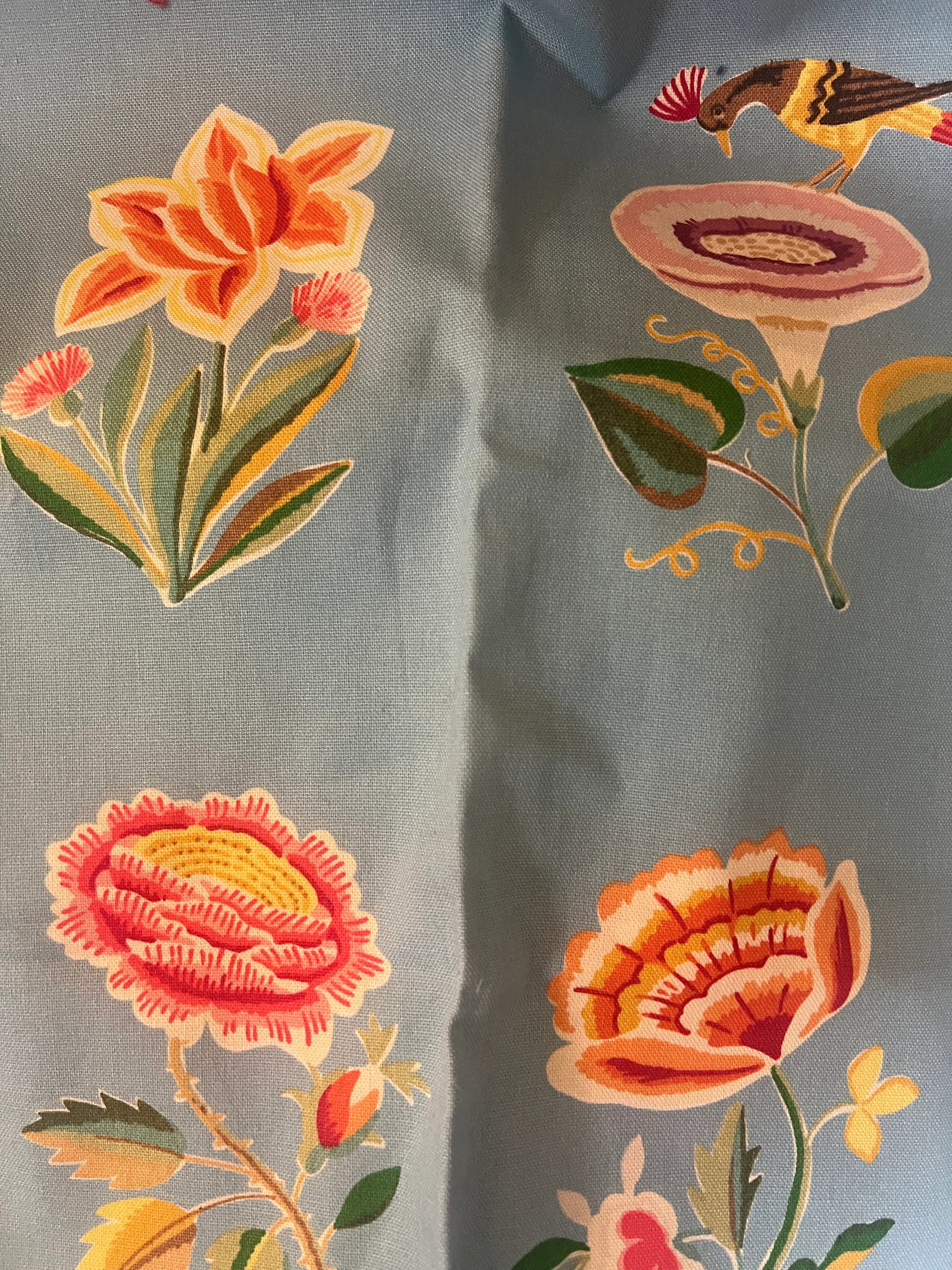 Brunschwig's and Fils Mexican Folk Art Print Fabric- 1 Yard - 2