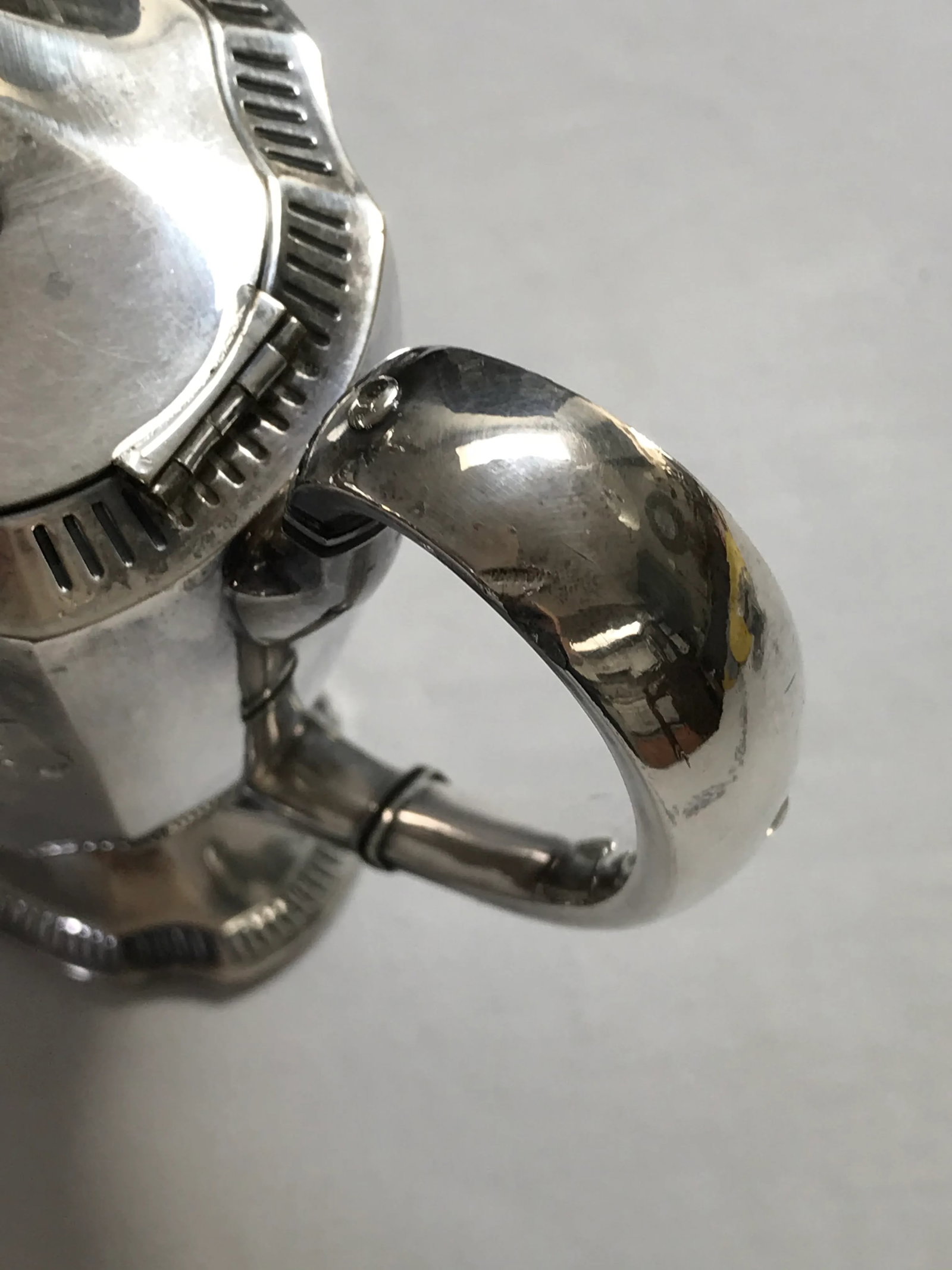 Antique Silver Plate Neoclassical Coffee Pot - 5