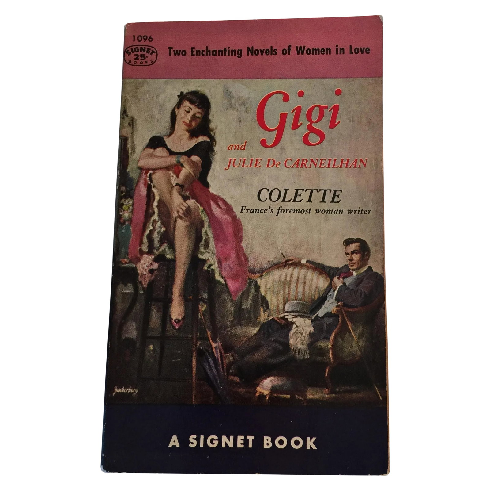Gigi and Julie De Carneilhan Colette 1954: First Signet printing Minor wear, pages tanned. Vintage paperback, softcover Condition: Condition Notes: Excellent - Minor wear consistent with age and history Materials & Techniques: Paper