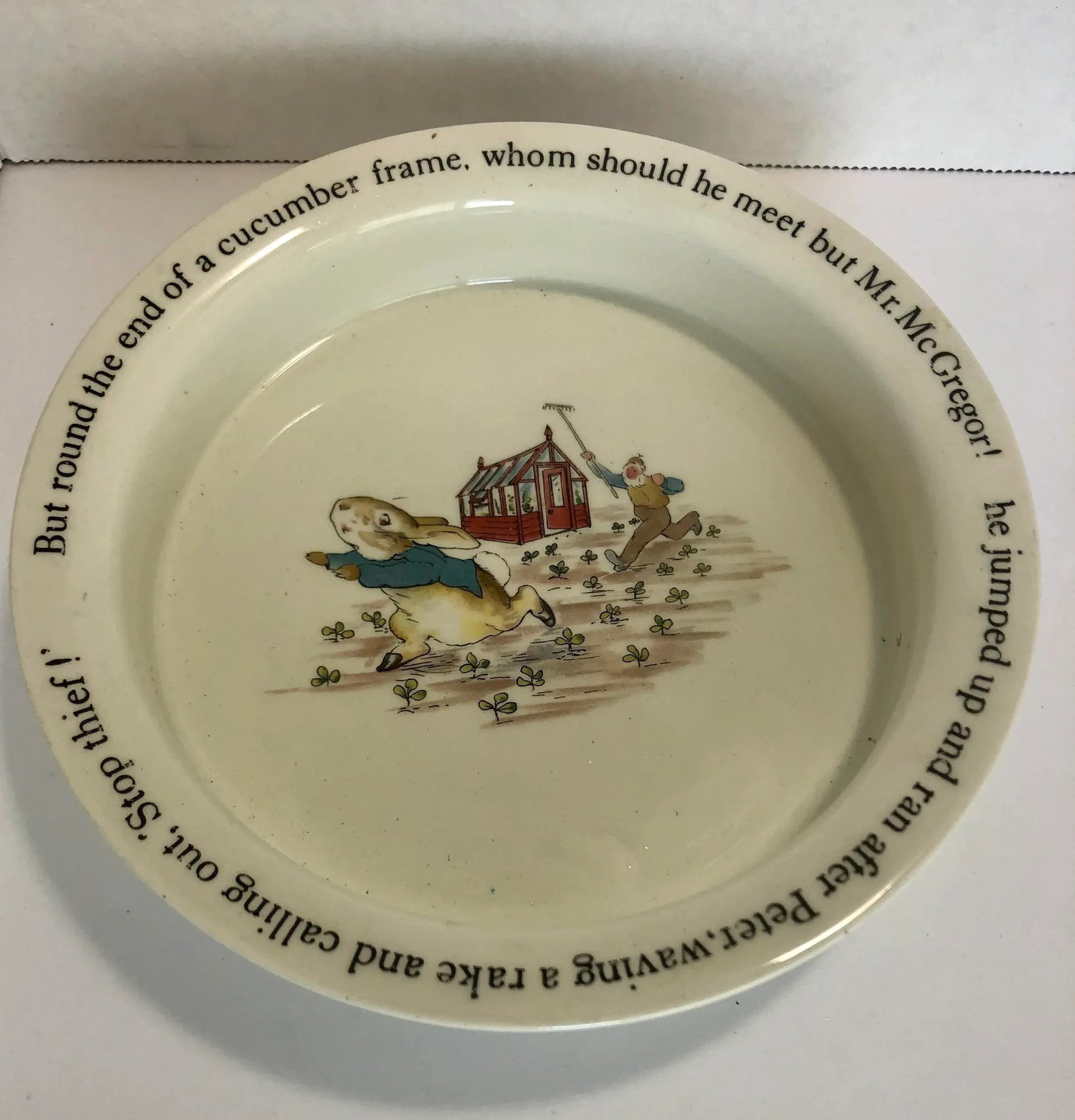 Vintage 1970s Peter Rabbit Pottery Porringer by Wedgwood - 3