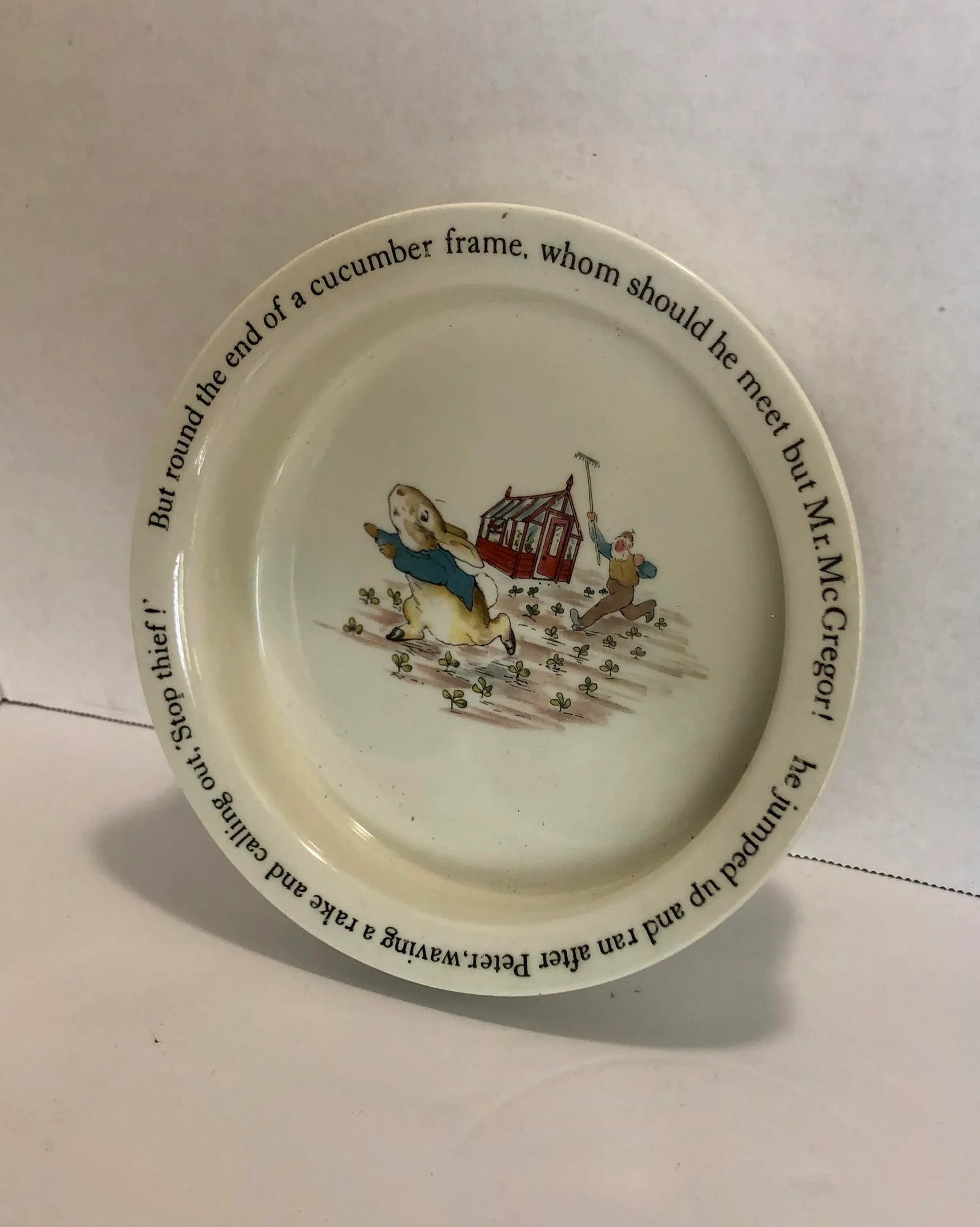 Vintage 1970s Peter Rabbit Pottery Porringer by Wedgwood - 4