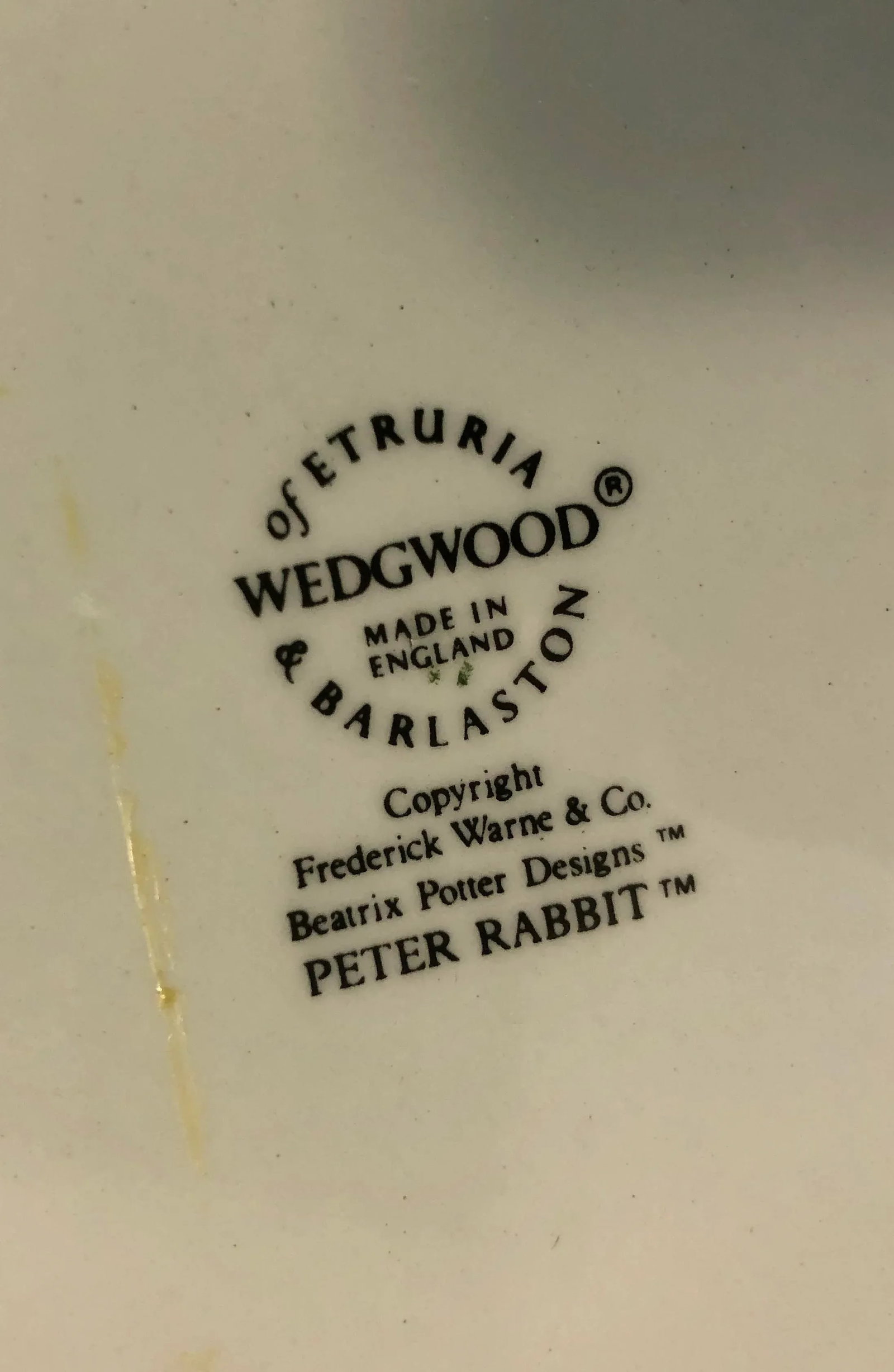 Vintage 1970s Peter Rabbit Pottery Porringer by Wedgwood - 5