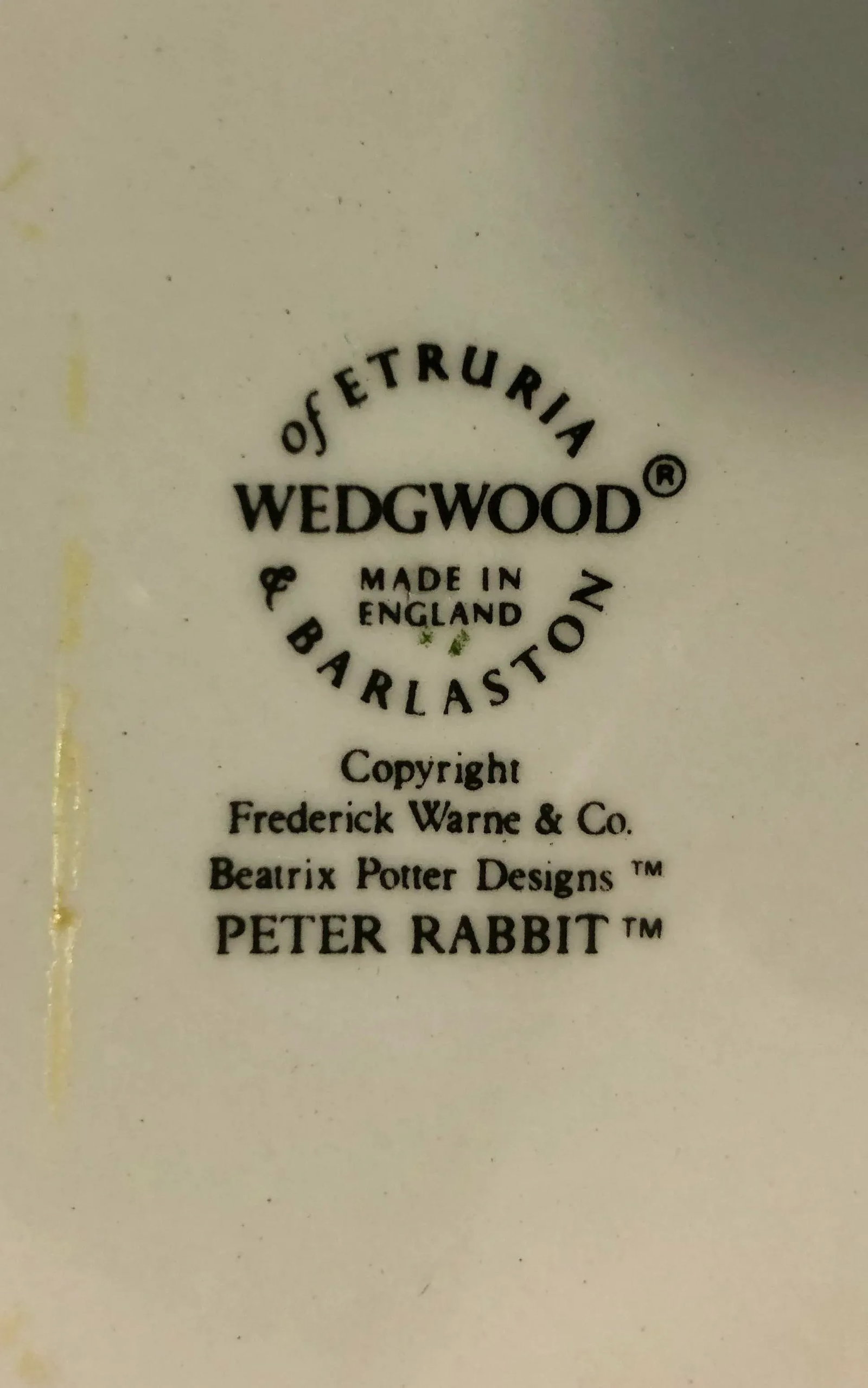Vintage 1970s Peter Rabbit Pottery Porringer by Wedgwood - 6