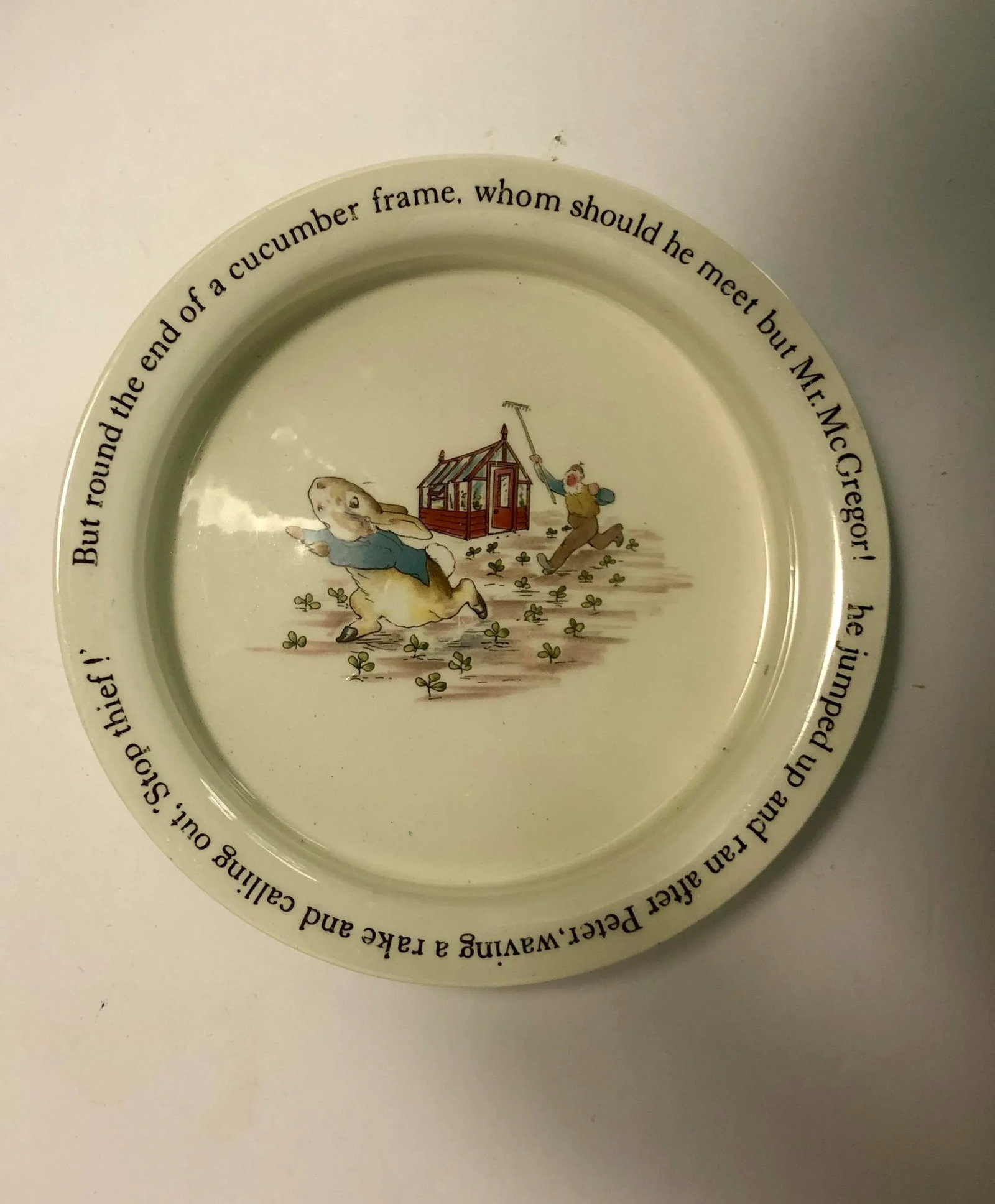 Vintage 1970s Peter Rabbit Pottery Porringer by Wedgwood - 7