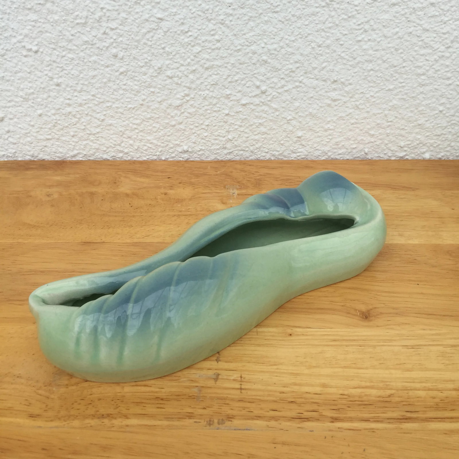 Art Nouveau Horton Ceramics Shell Inspired Planter Vase - 2