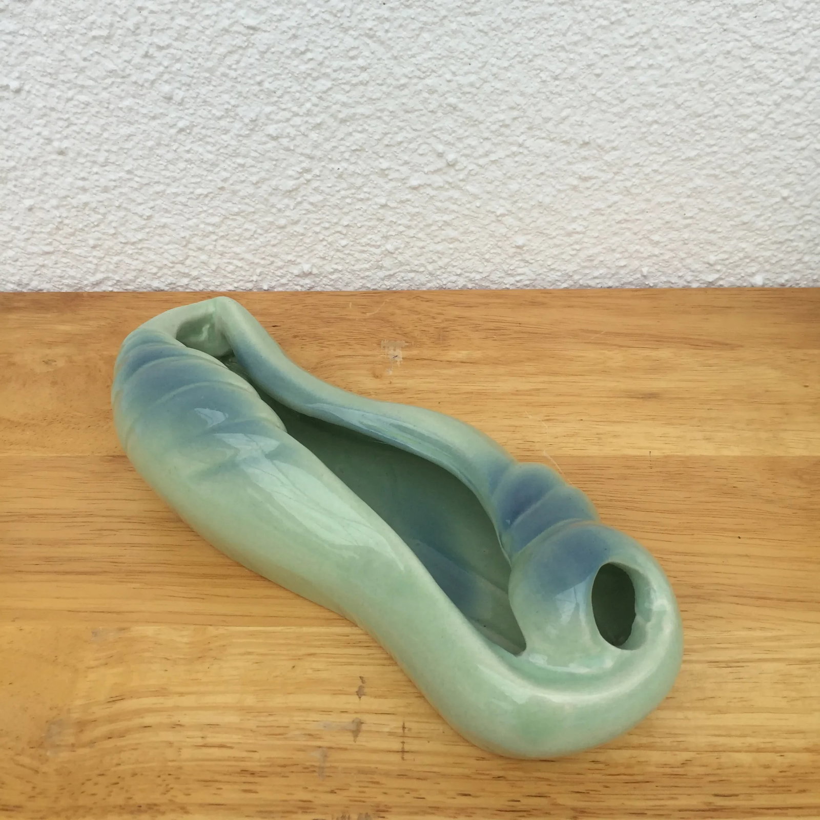 Art Nouveau Horton Ceramics Shell Inspired Planter Vase - 3