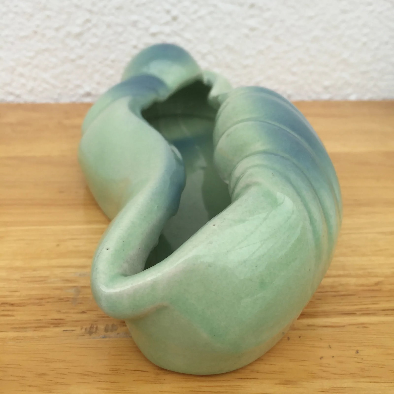 Art Nouveau Horton Ceramics Shell Inspired Planter Vase - 4