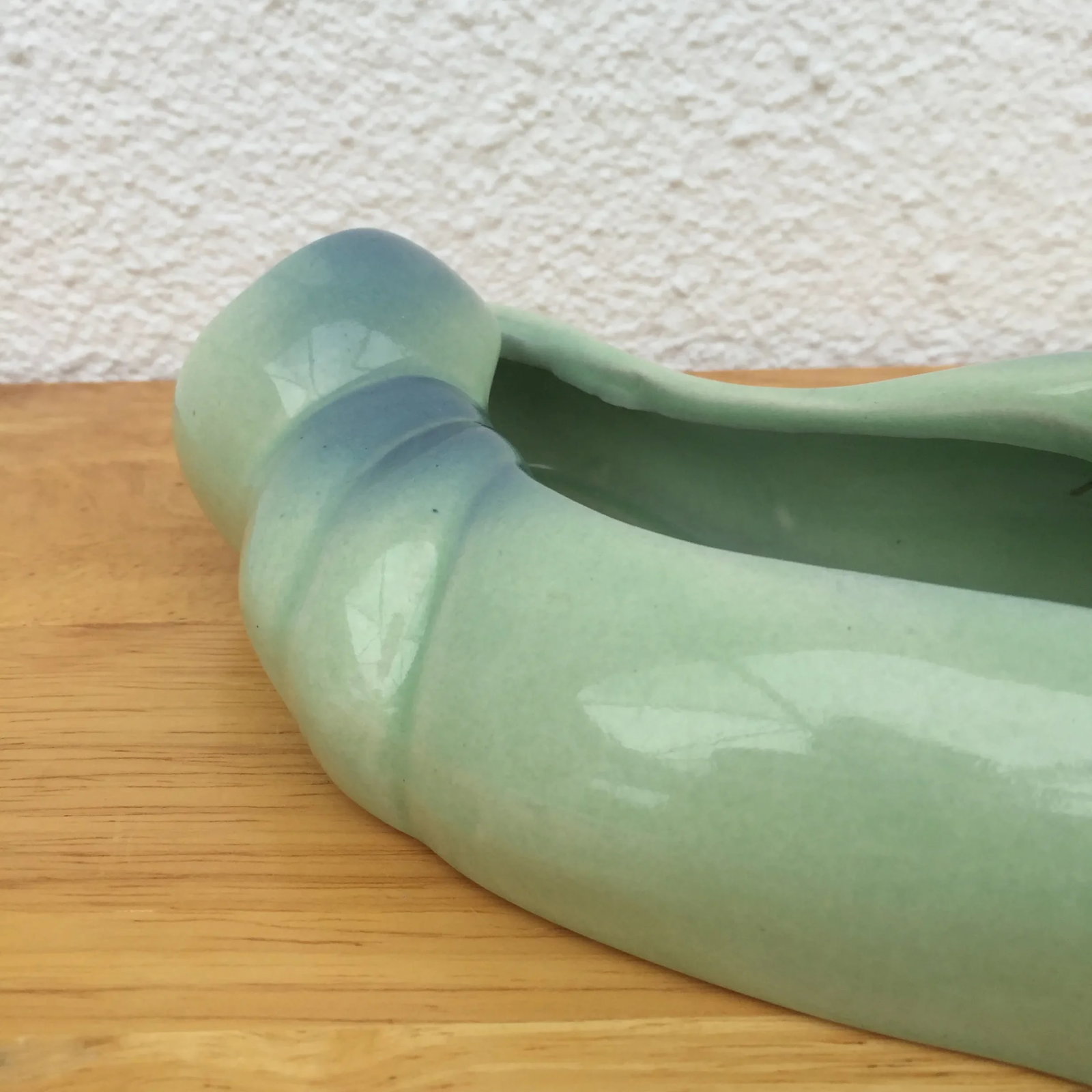 Art Nouveau Horton Ceramics Shell Inspired Planter Vase - 8