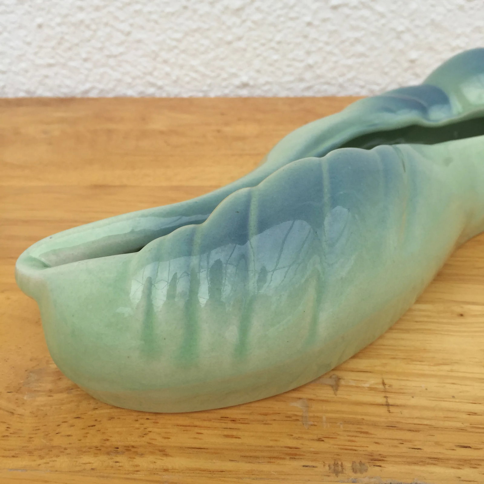 Art Nouveau Horton Ceramics Shell Inspired Planter Vase - 9