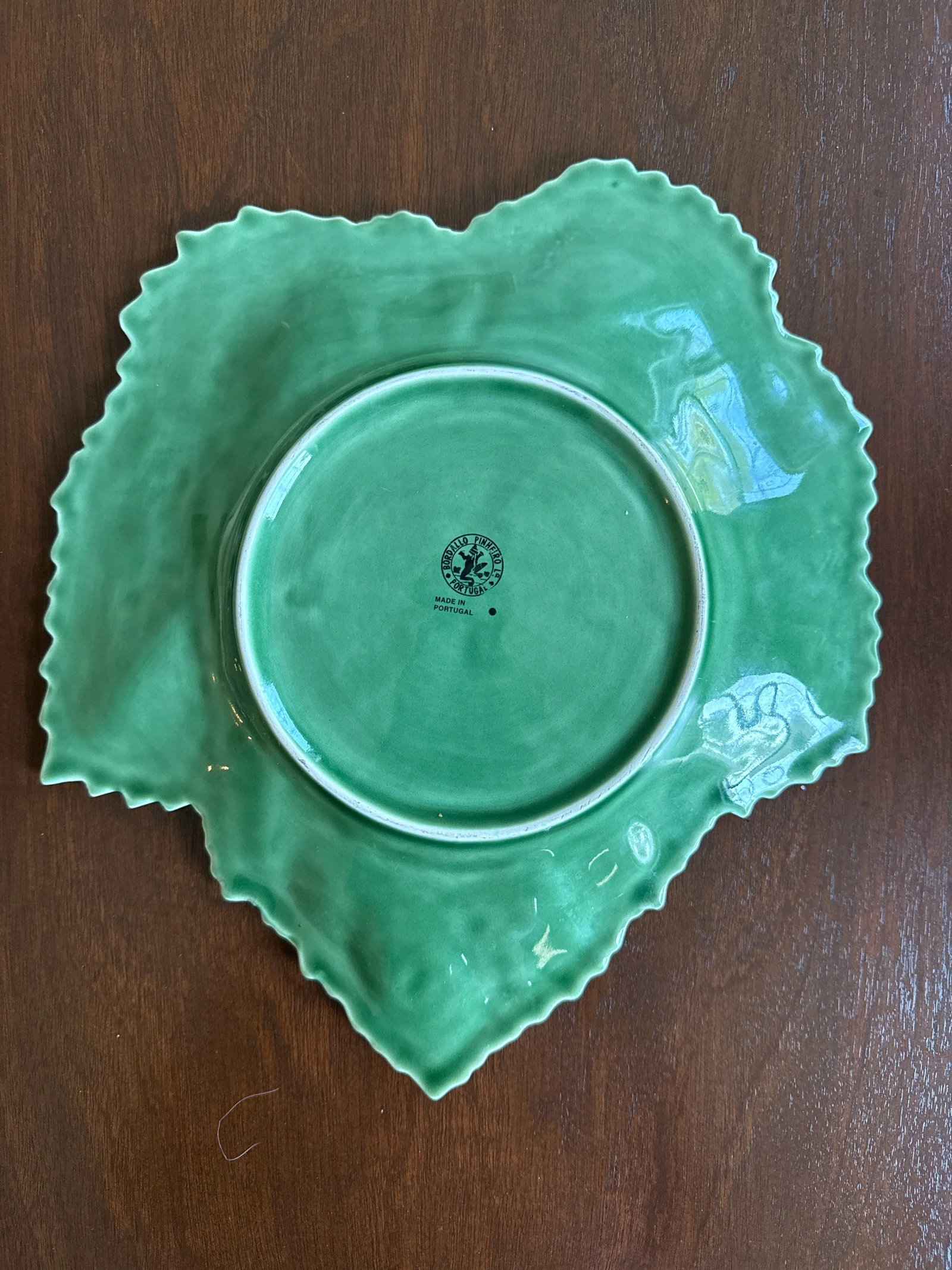 1990s Bordallo Pinheiro Autumn Leaf Dish - 2
