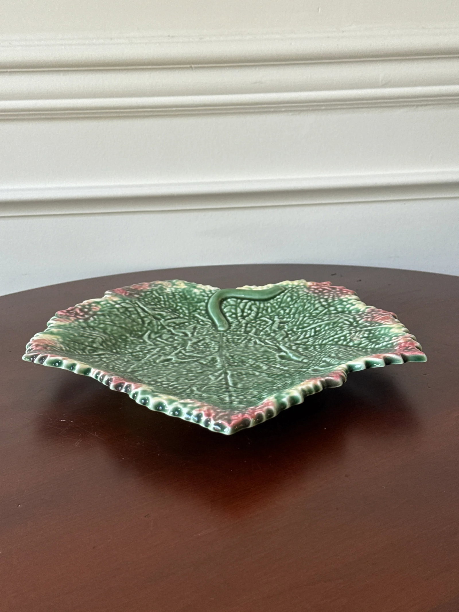 1990s Bordallo Pinheiro Autumn Leaf Dish - 6