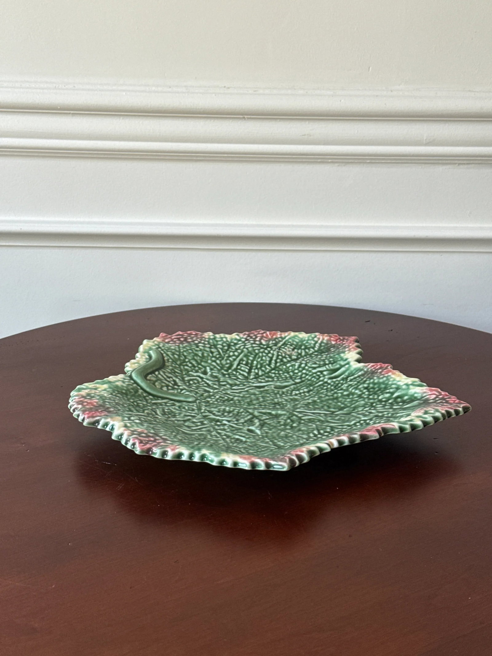 1990s Bordallo Pinheiro Autumn Leaf Dish - 7