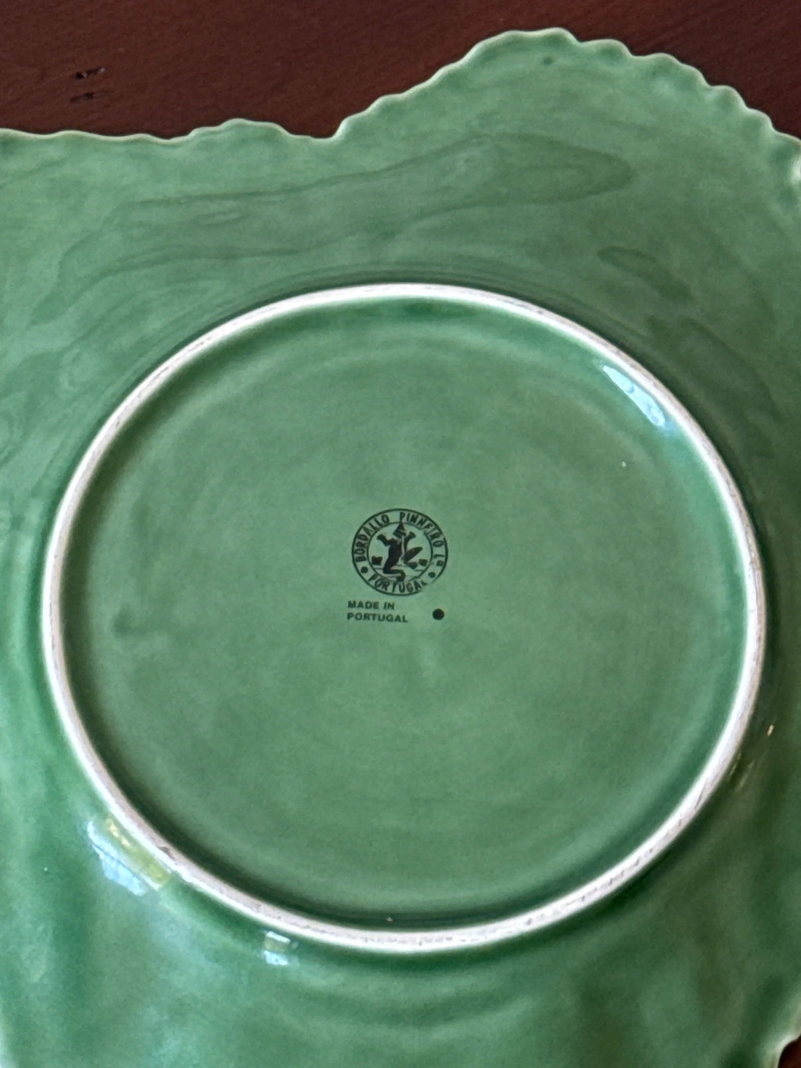1990s Bordallo Pinheiro Autumn Leaf Dish - 8