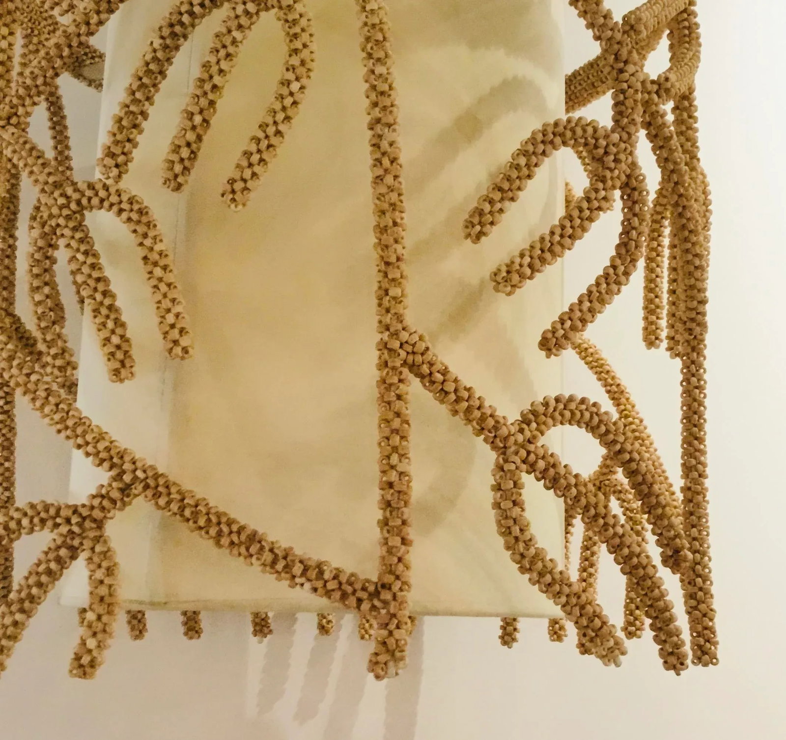 Organic Modern Coco Bead Pendant Light - 2