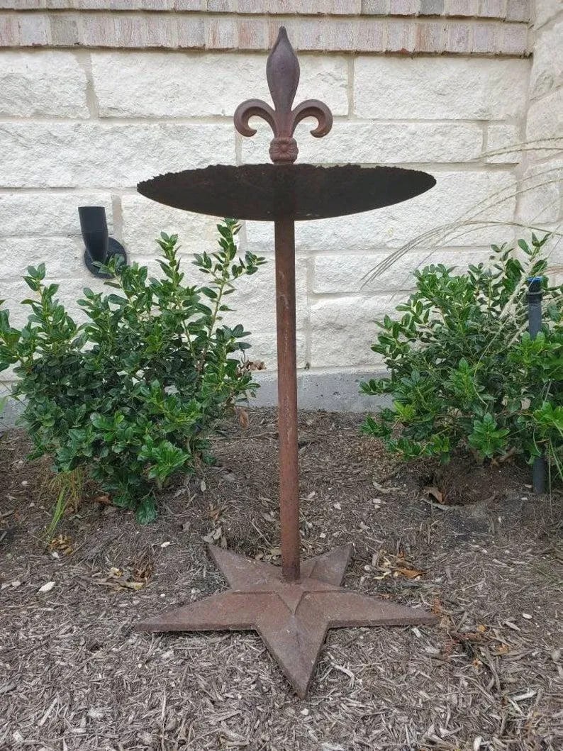 Antique Architectural Salvaged Ironwork Garden Ornament - 4