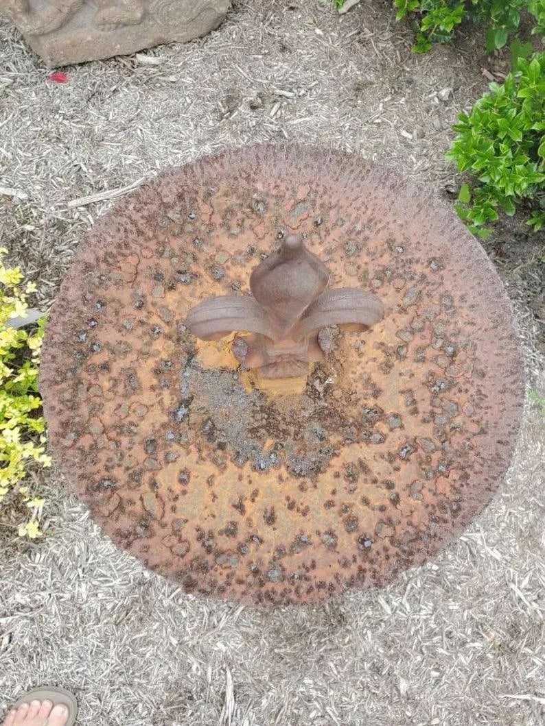 Antique Architectural Salvaged Ironwork Garden Ornament - 7