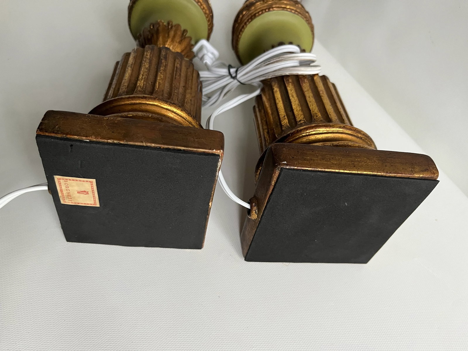 Antique Italian Table Lamps a Pair - 7