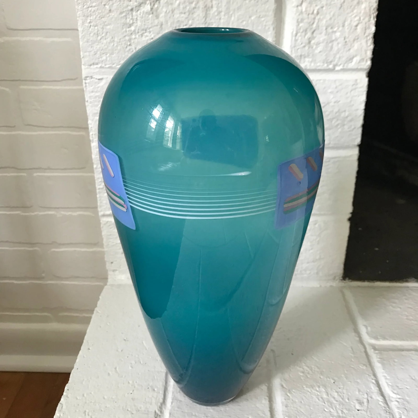 Postmodern Mark Hartung Glass Vase - 2