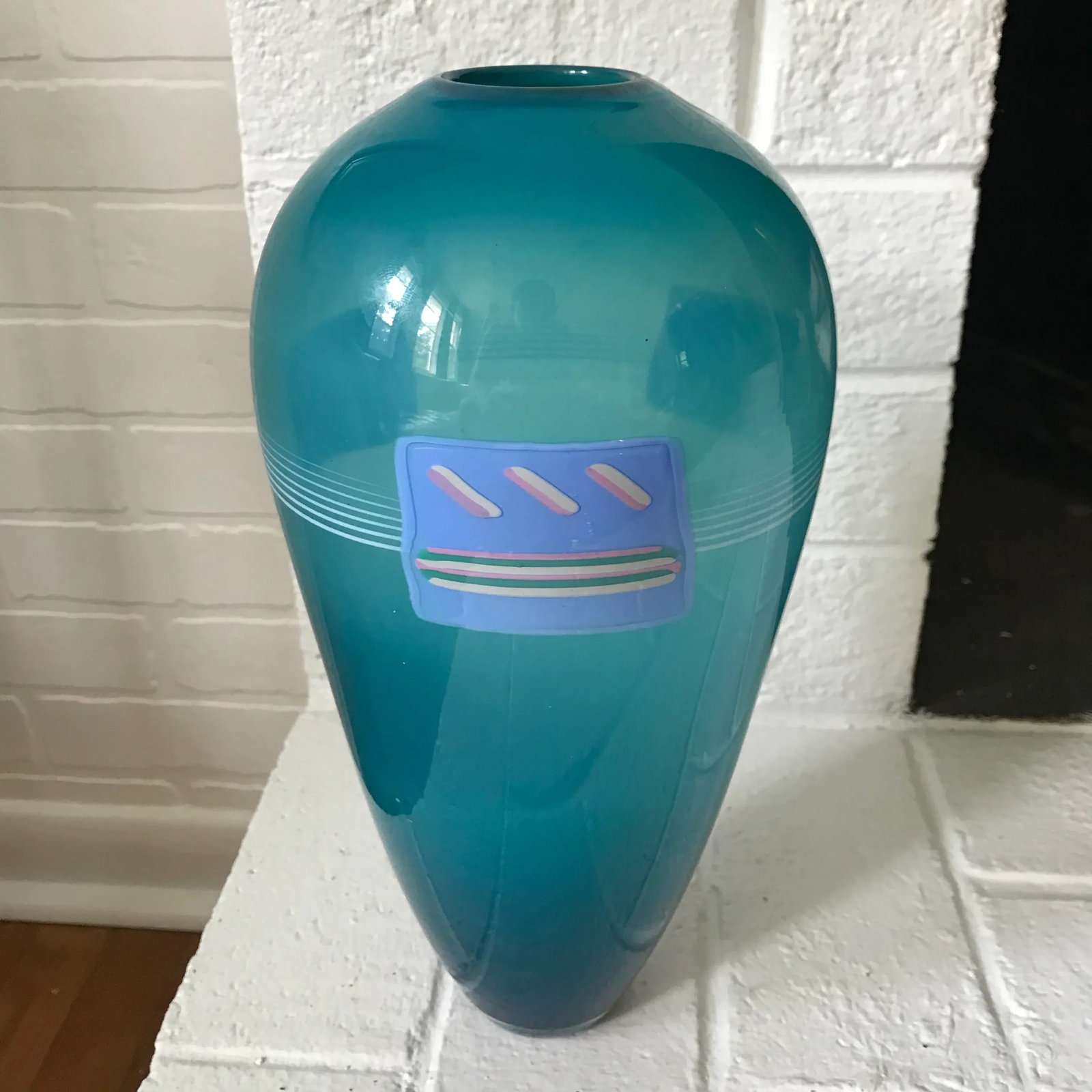 Postmodern Mark Hartung Glass Vase - 3