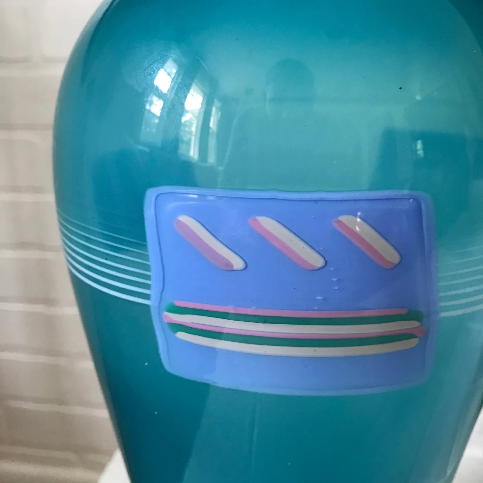 Postmodern Mark Hartung Glass Vase - 4