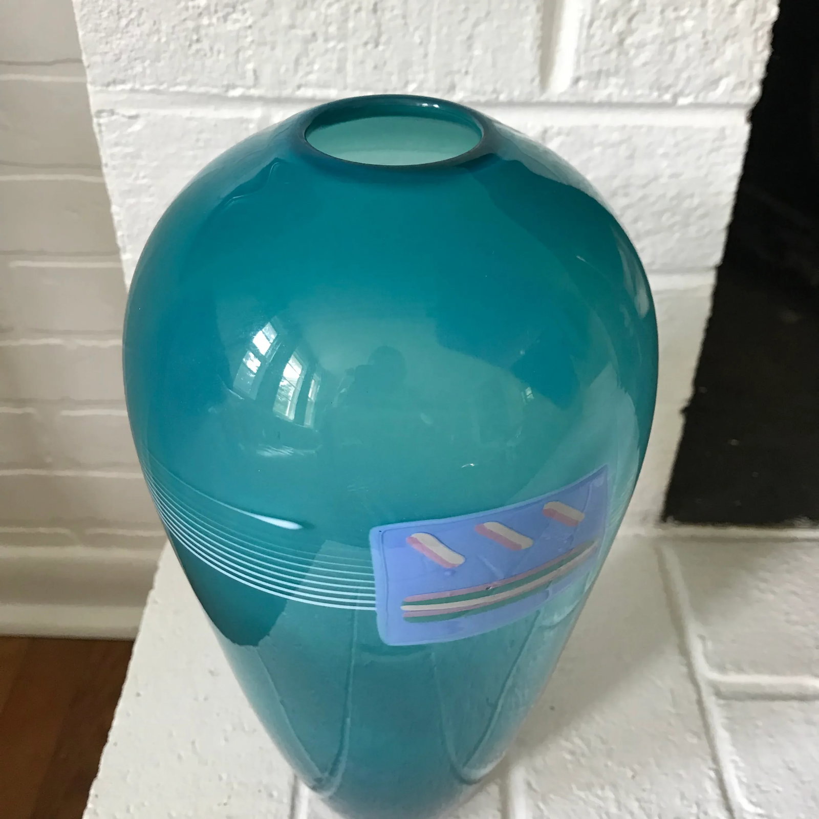 Postmodern Mark Hartung Glass Vase - 7
