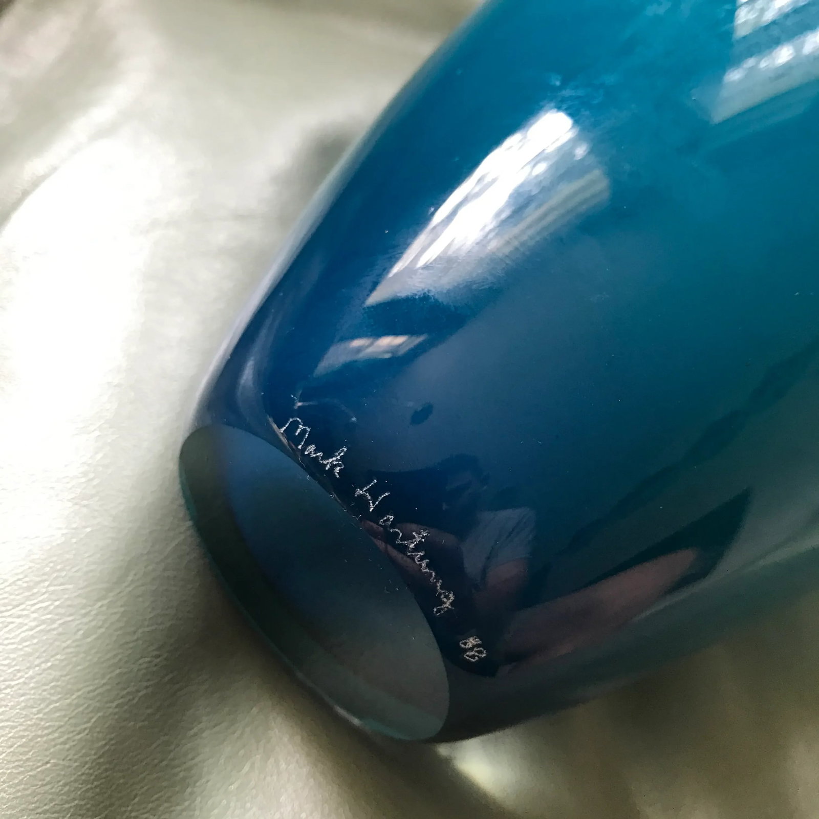 Postmodern Mark Hartung Glass Vase - 8