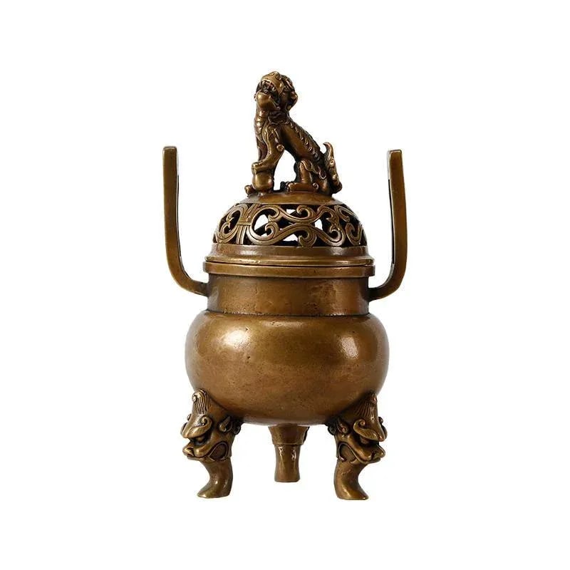 Brass Oriental Incense Burner - 7