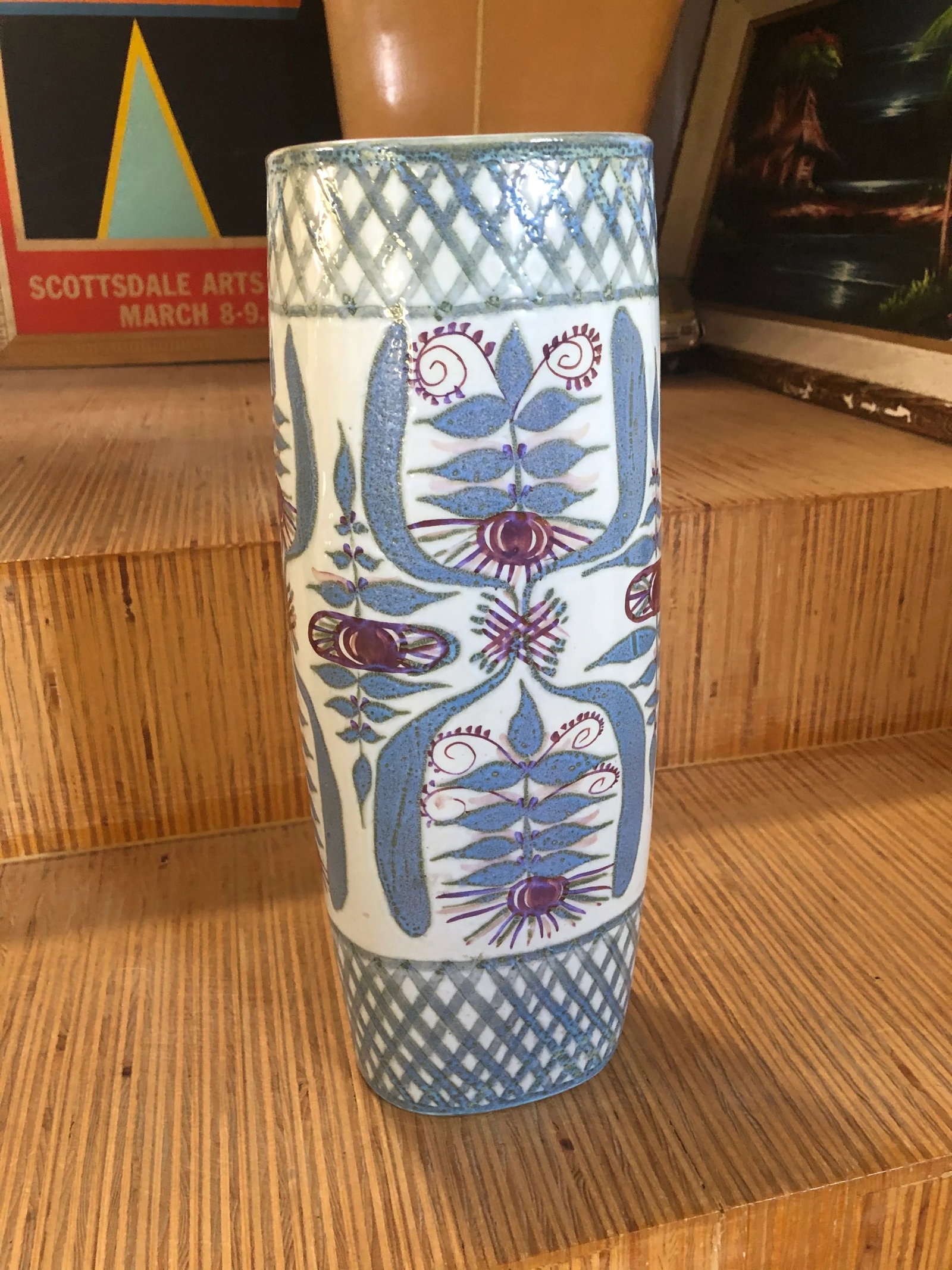 Mid 20th Century Royal Copenhagen Tall Vase - 3