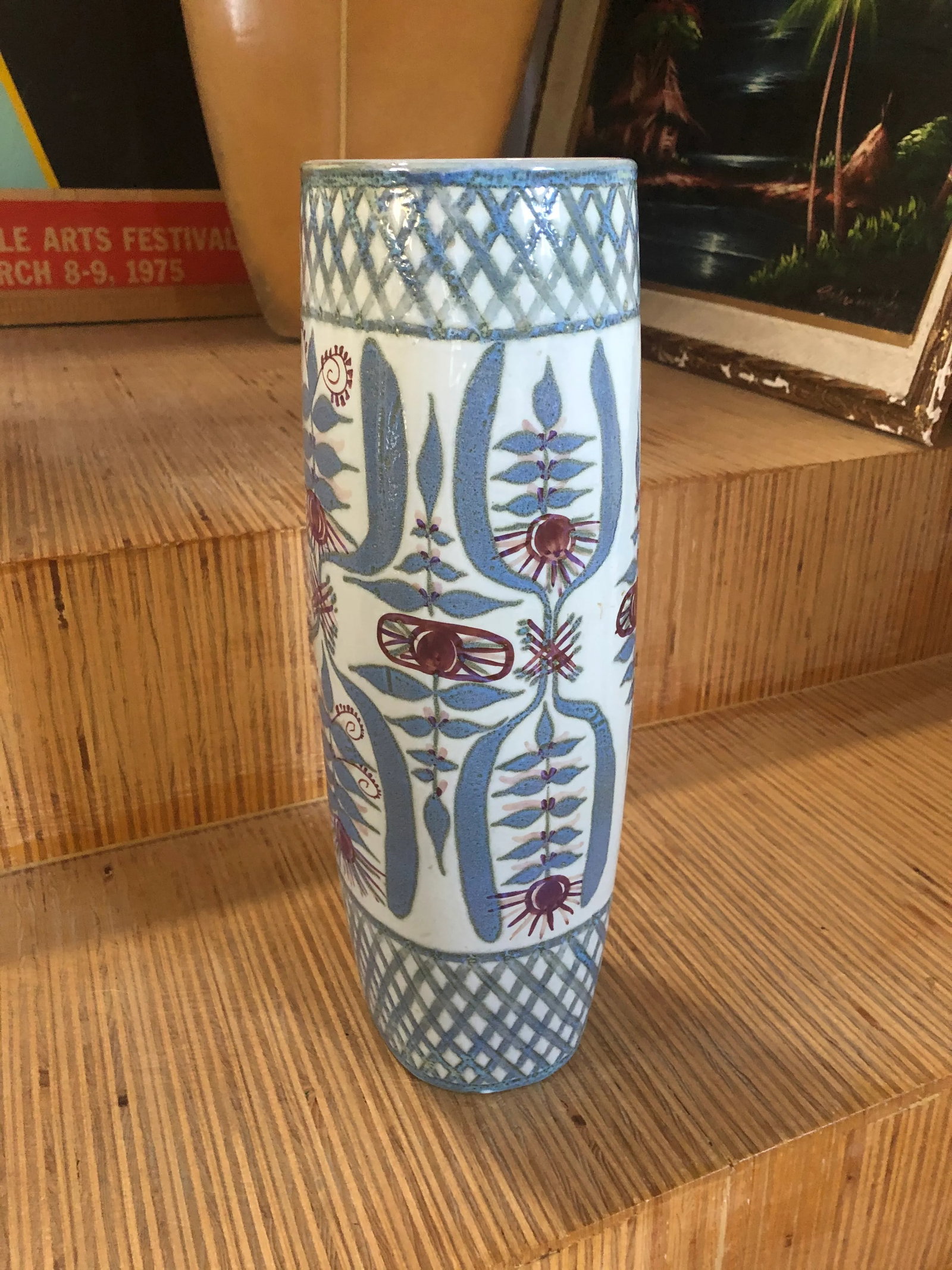 Mid 20th Century Royal Copenhagen Tall Vase - 4