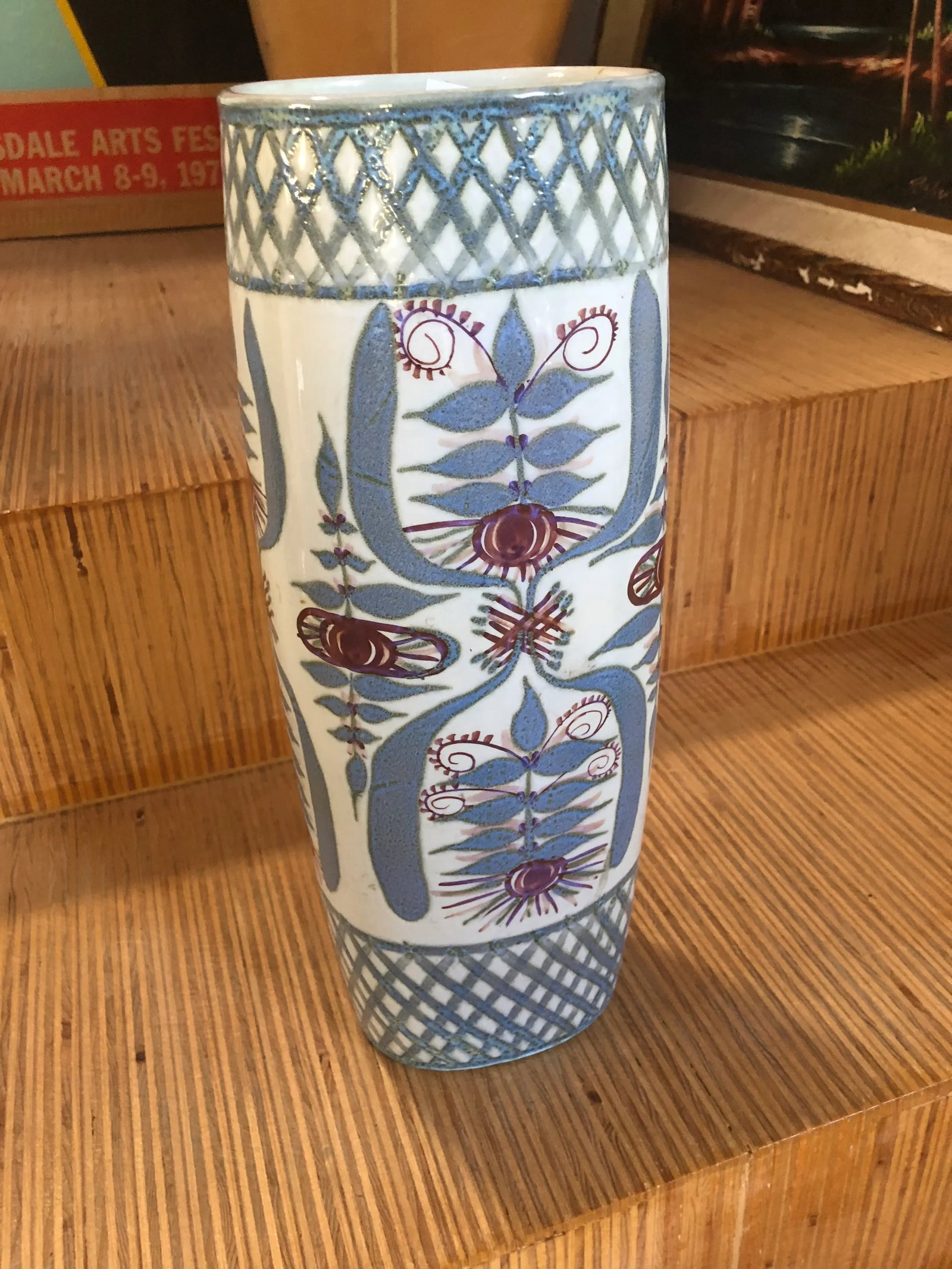 Mid 20th Century Royal Copenhagen Tall Vase - 5